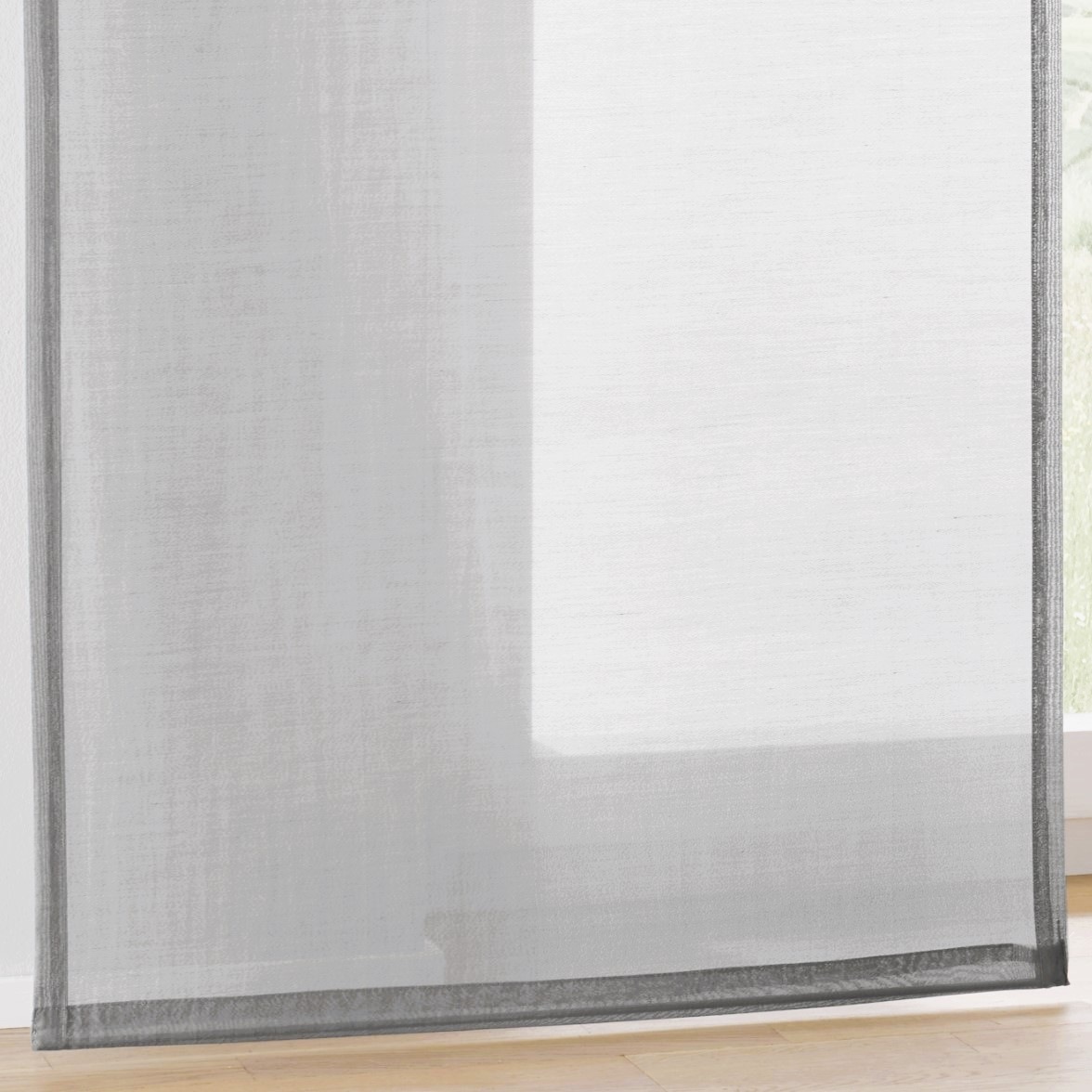 Thumbnail - Kutti Schiebegardine "Enya-Uni" Paneelwagen 1 Stk. tlg. einfarbig Flächenvorhang modern