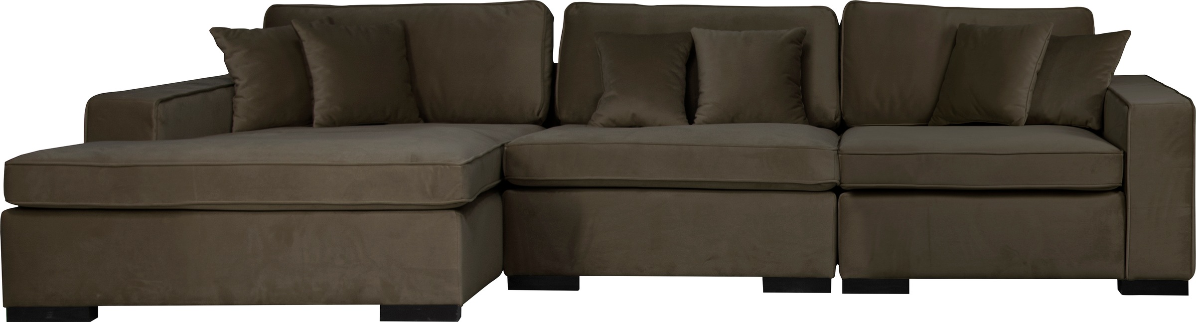 Home affaire Ottomane "Skara L-Form", Lounge-Sofa mit Federkernpolsterung, günstig online kaufen