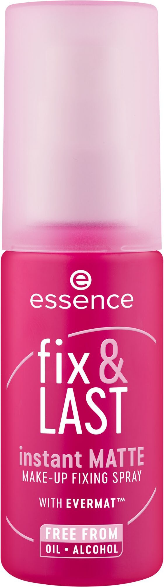 Essence Fixierspray »fix & LAST instant MATTE MAKE-UP FIXING SPRAY«, (Set, 3 tlg.), Neuer Sprühkopf für gleichmäßige Anwendung und mattes Finish!