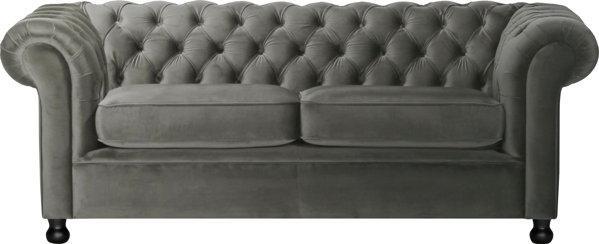 Home affaire Chesterfield-Sofa "Chesterfield Home 3-Sitzer B/T/H: 192/87/75 günstig online kaufen