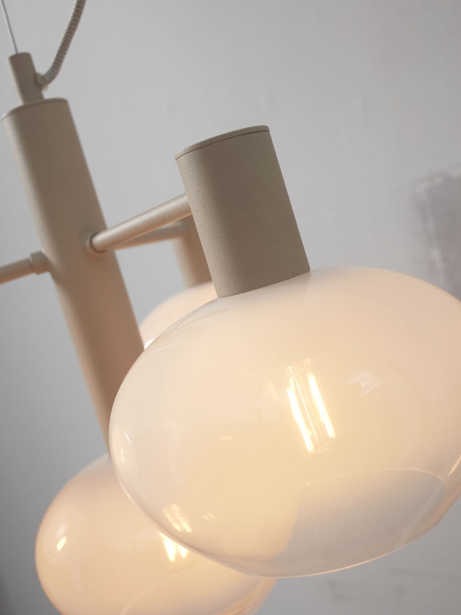 it's About RoMi Hängeleuchte »BOLOGNA«, 4 flammig, Leuchtmittel E14 | LED wechselbar, Glass mit Farbeverlauf