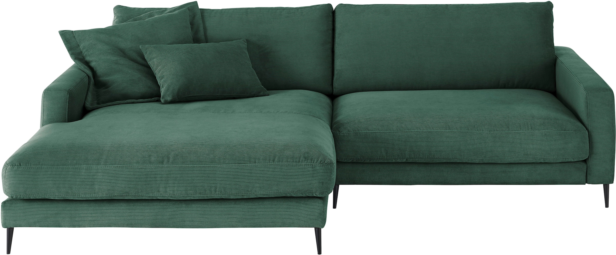 INOSIGN Ecksofa "Downtown, B/T/H: 272/190/84 cm L-Form" weicher Sitzkomfort günstig online kaufen