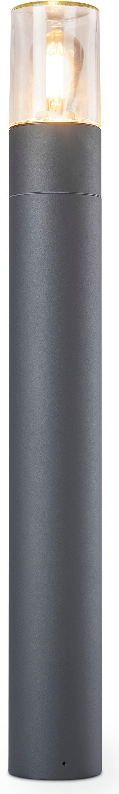 Paco Home Pollerleuchte "AMBRA" E27 Outdoorleuchte Wegeleuchte Aluminium Au günstig online kaufen