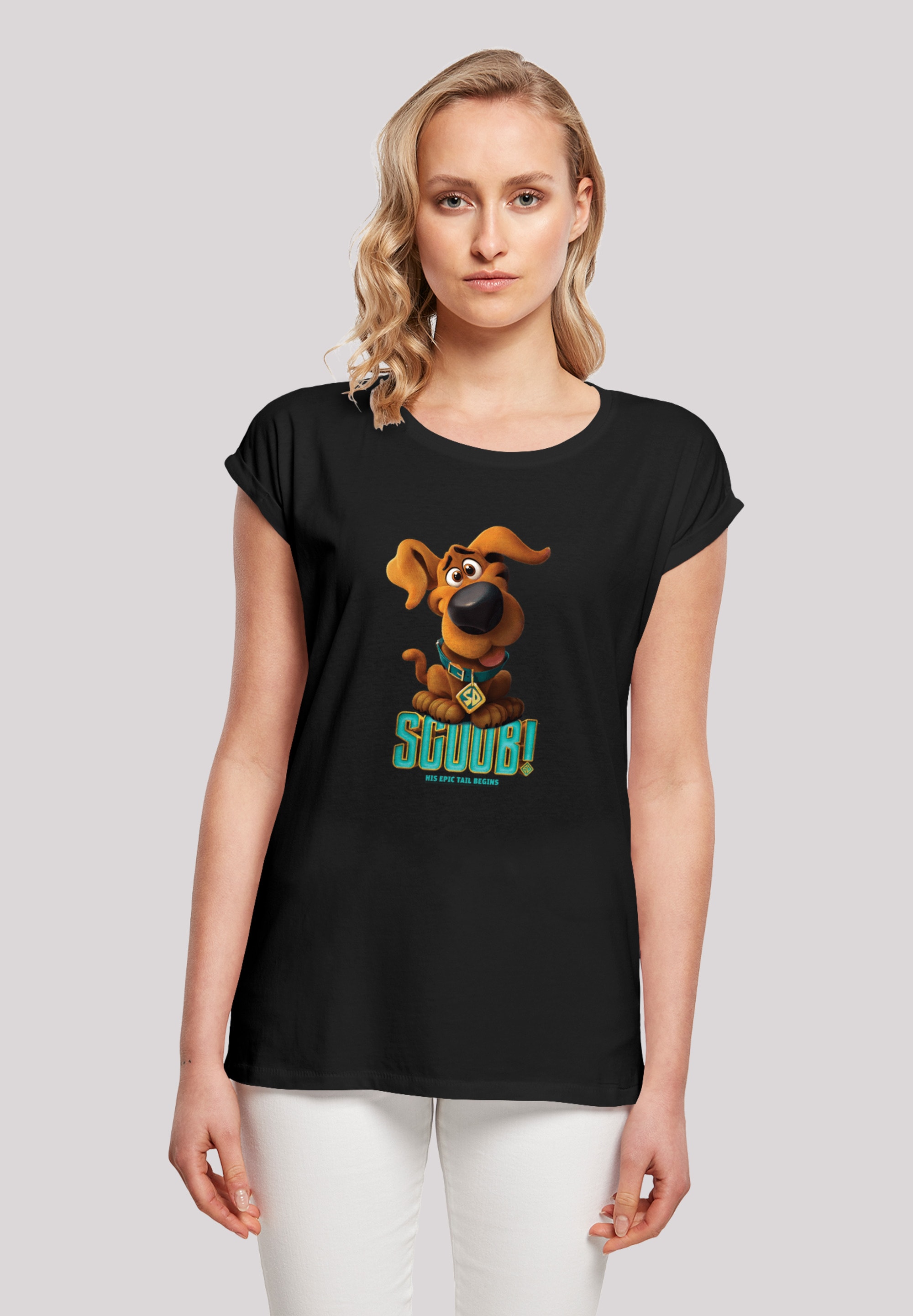 T-Shirt »Scooby Doo Puppy Scooby«, Damen,Premium Merch,Regular-Fit,Kurze Ärmel,Bedruckt