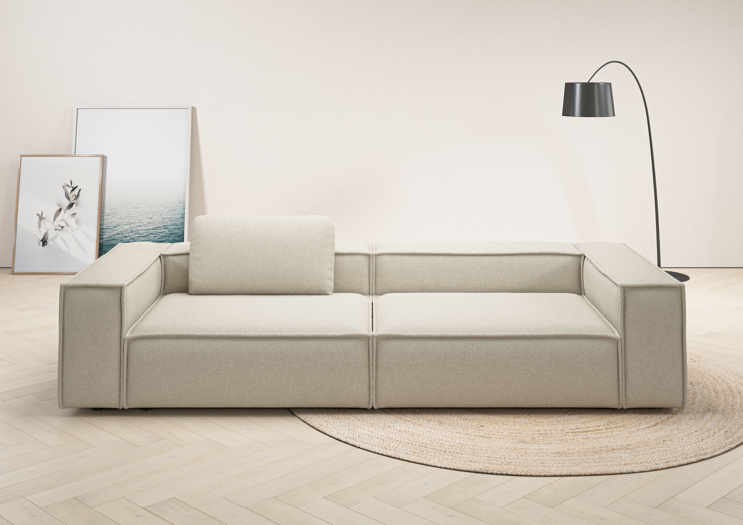 Home affaire 3-Sitzer "Watertown moderner 3-Sitzer" extra breites Sofa mit günstig online kaufen
