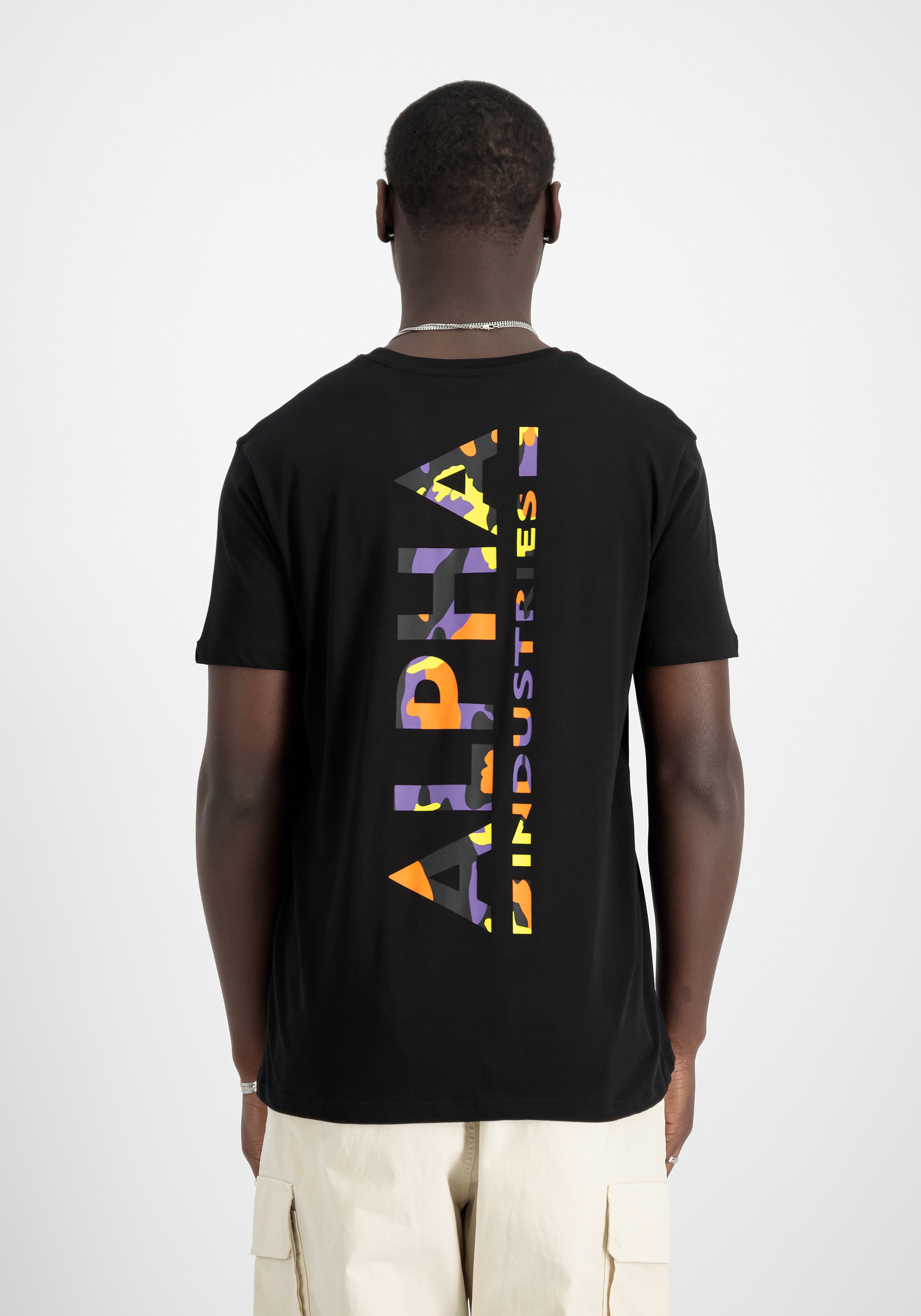 Alpha Industries T-Shirt »Backprint T-Shirt Camo Print«