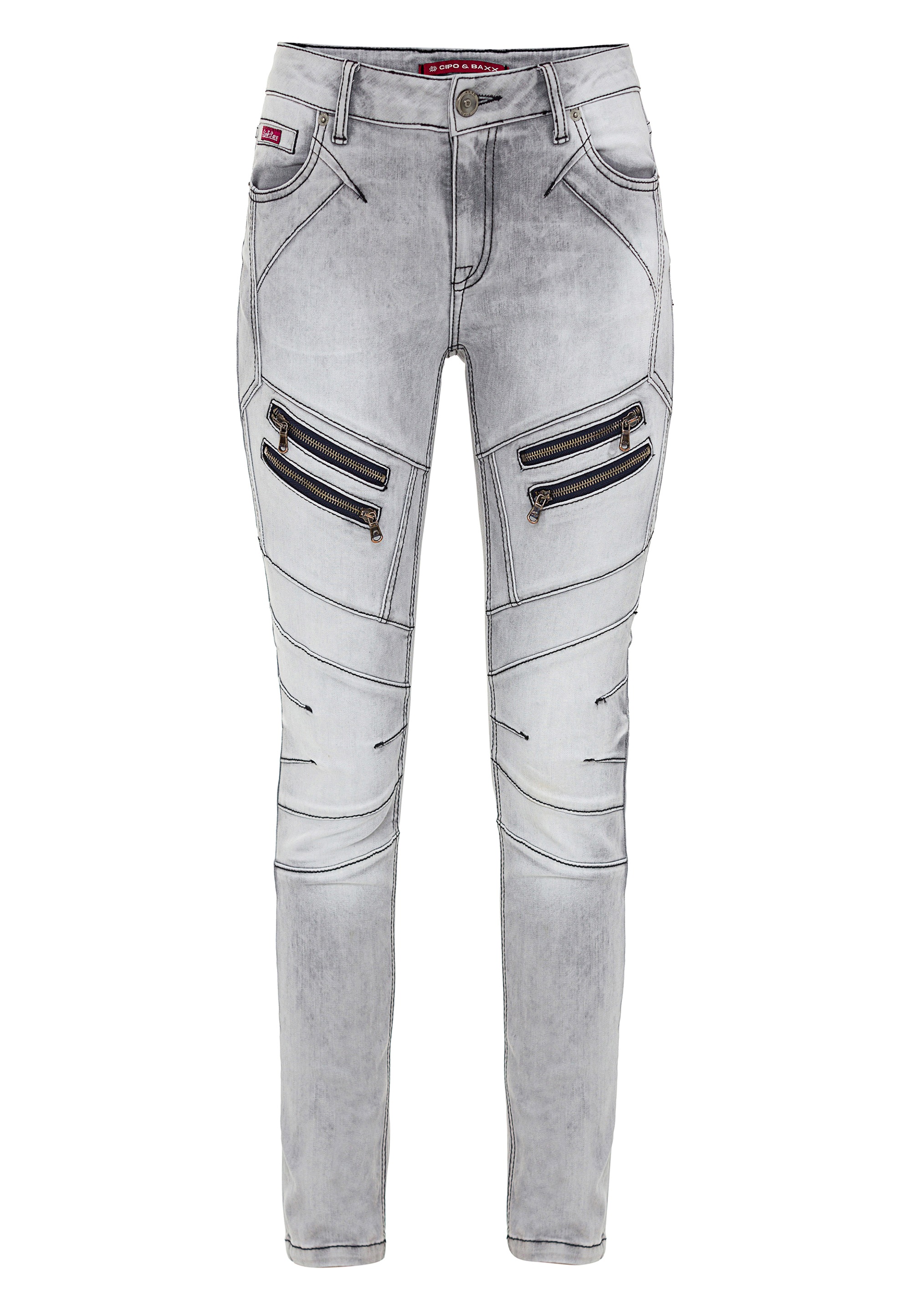 Cipo & Baxx Slim-fit-Jeans, | bestellen sommerlichem BAUR online in Look
