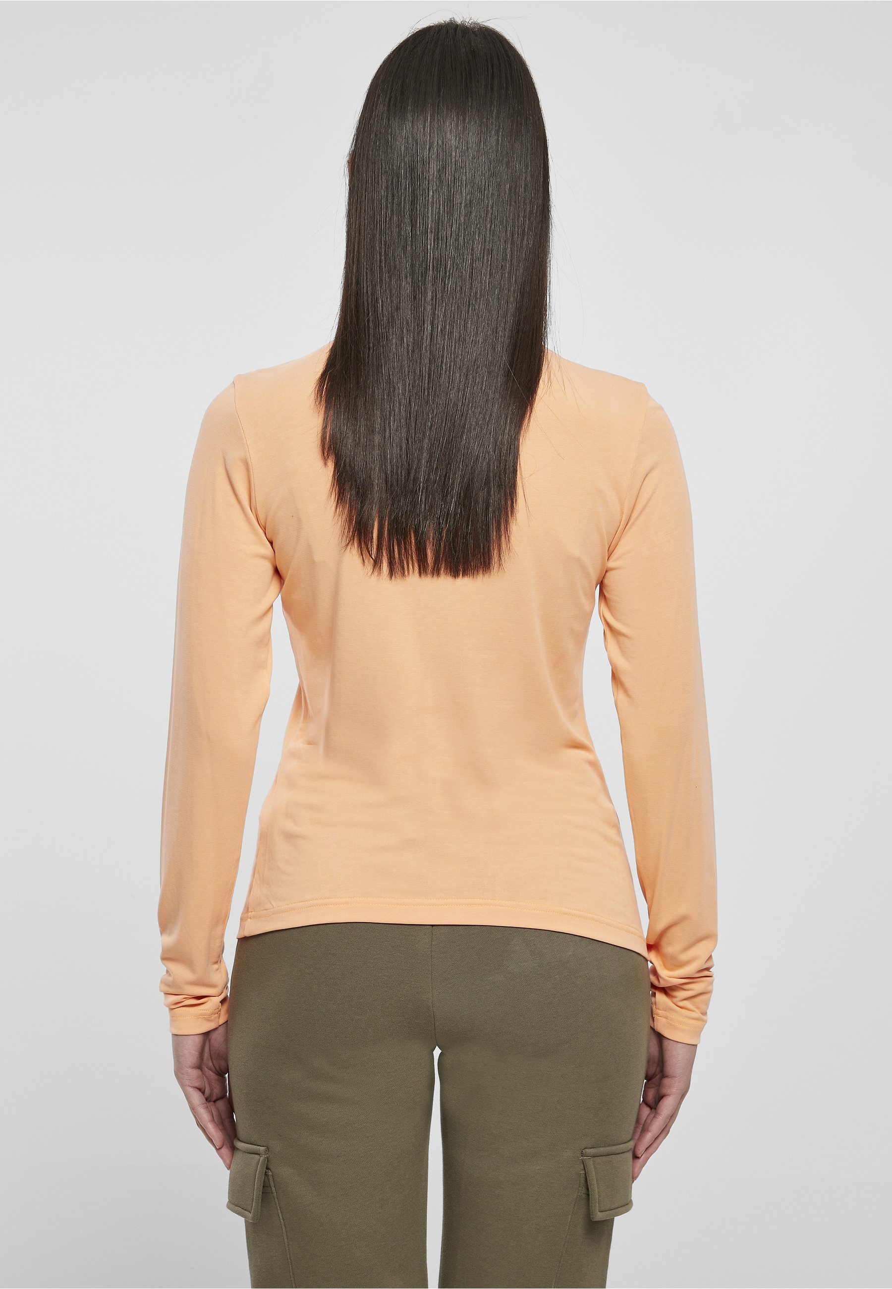 URBAN CLASSICS Langarmshirt »Urban Classics Damen Ladies Modal Turtleneck Longsleeve« 1 Stk.