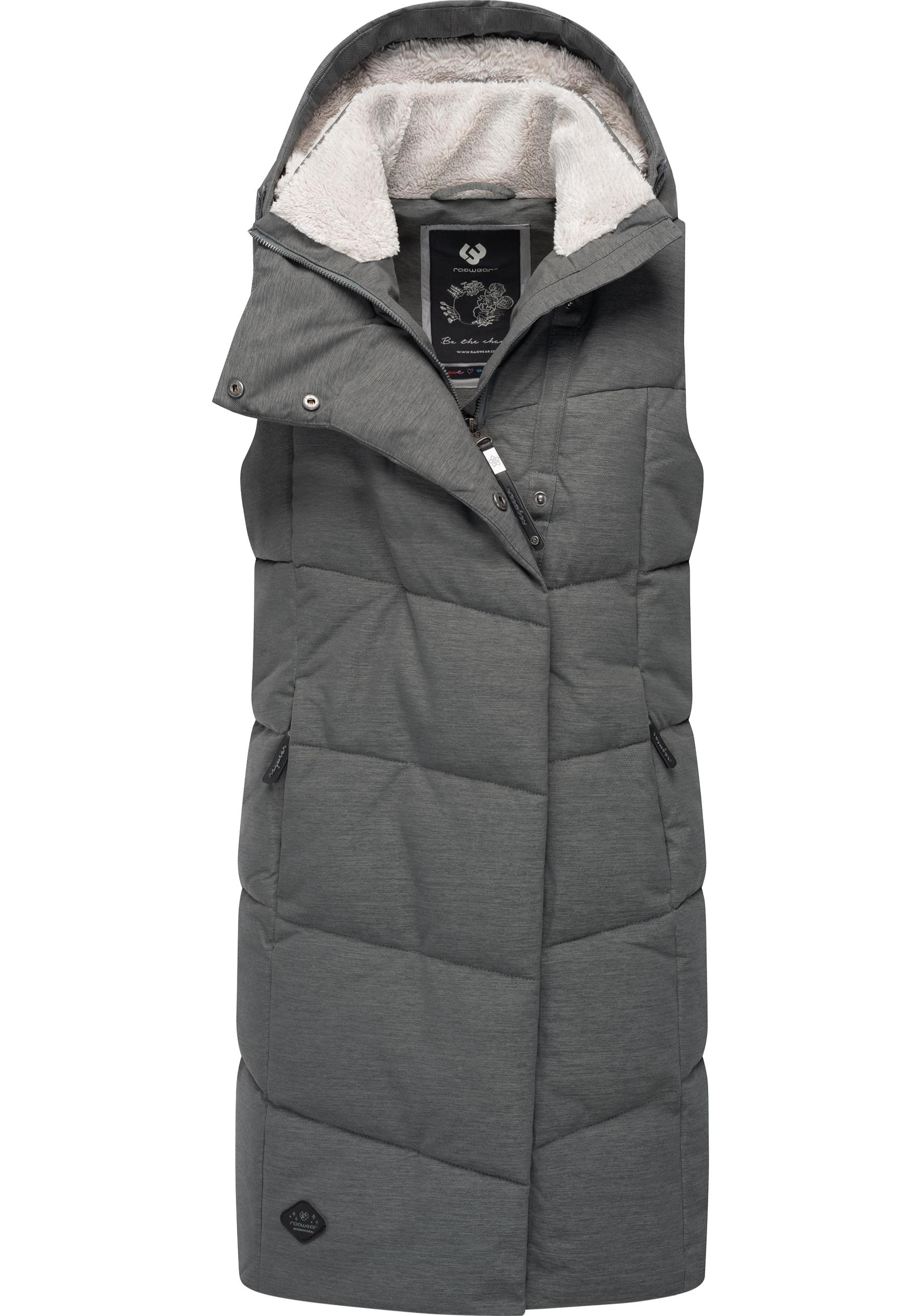 Ragwear Steppweste "Pavla Vest", stylische Winterweste mit Teddyfutter und günstig online kaufen