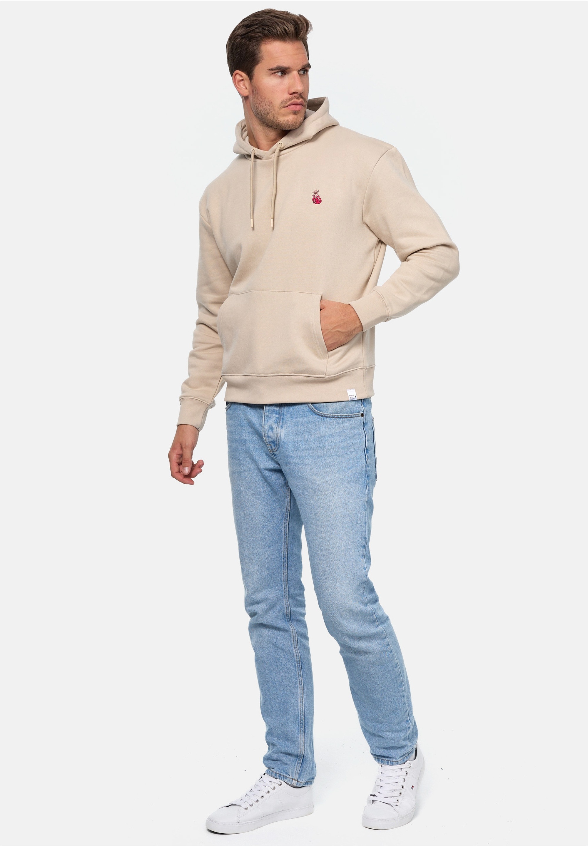 MIKON Kapuzensweatshirt, im zeitlosen Design