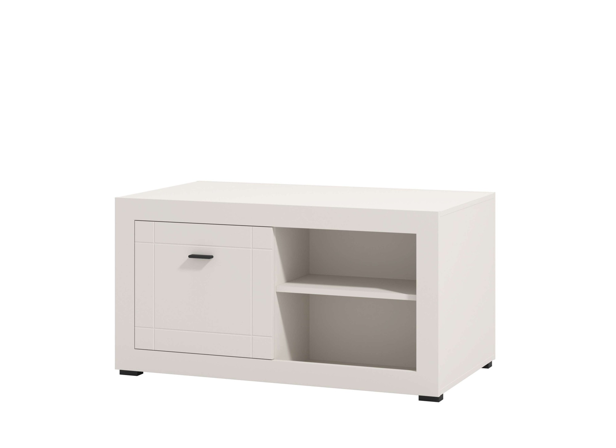 Home affaire Couchtisch "Warwick, Wohnzimmertisch, Sofatisch, Beistelltisch, Kaffeetisch" Eleganter Couchtisch in Kaschmir mit viel Stauraum, Heißfolienprägung