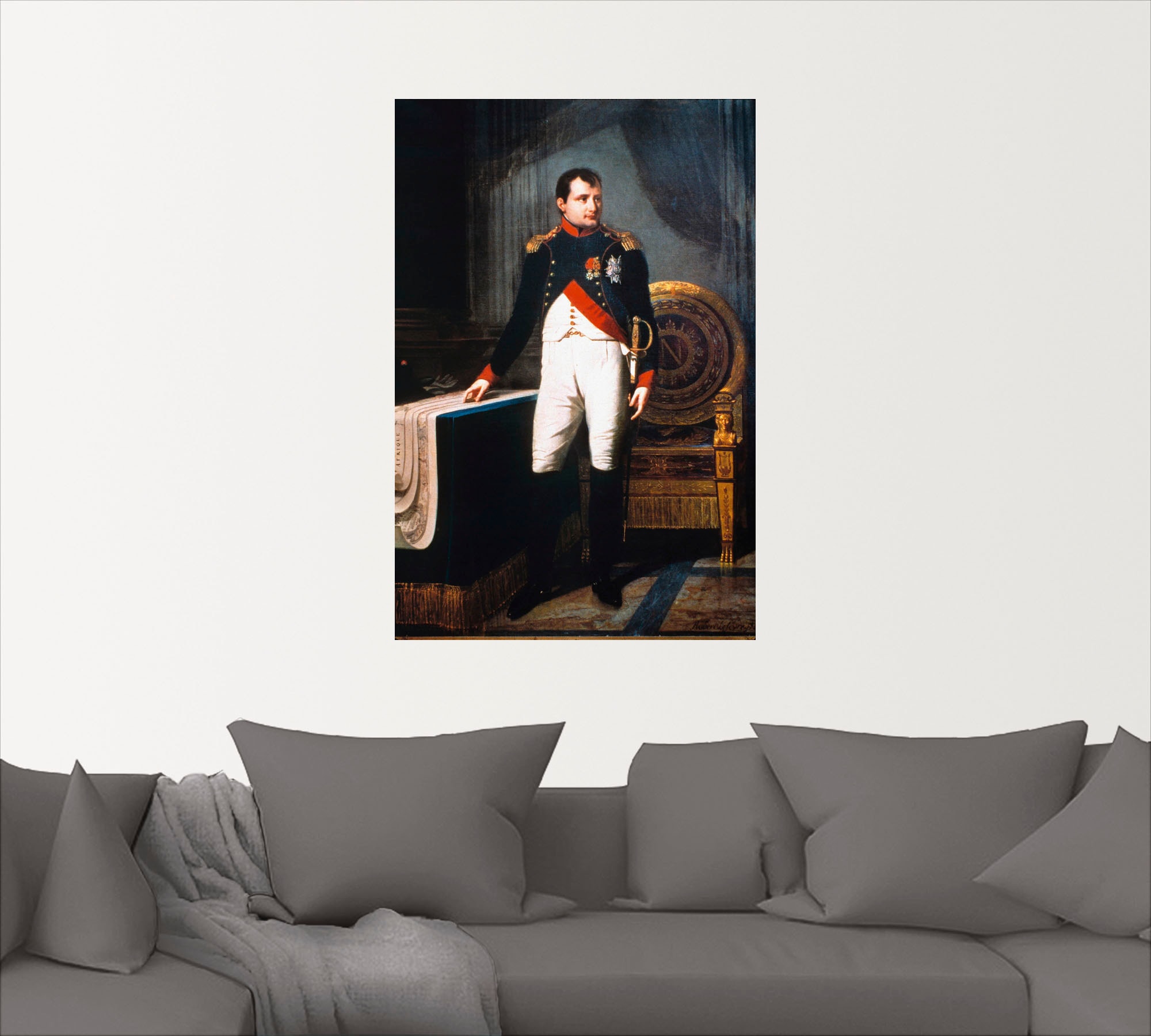 Artland Poster »Napoleon Bonaparte, 1809«, Menschen, (1 St.), als Alubild, Leinwandbild, Wandaufkleber oder Poster in versch. Größen