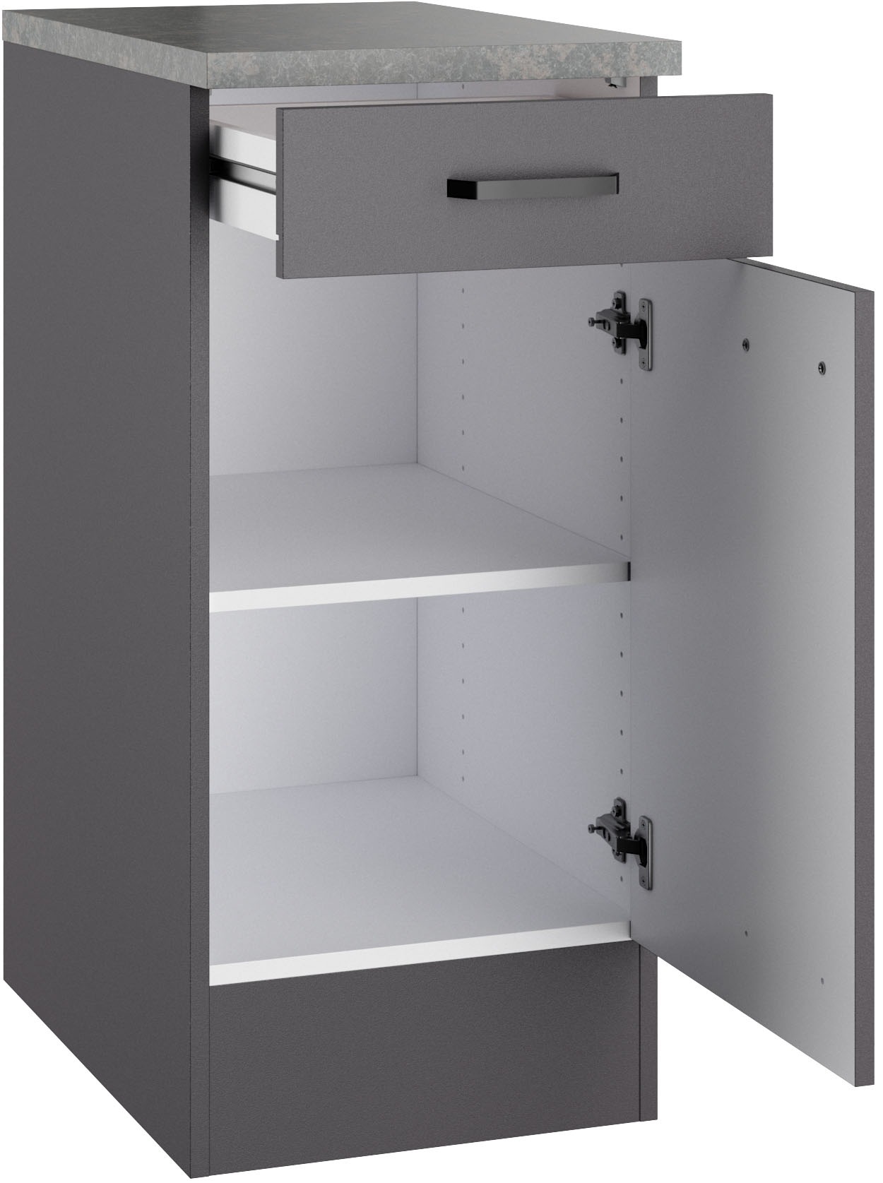 Thumbnail - OPTIFIT Unterschrank "OPTImulti" Breite 40 cm, mit 1 Tür, 1 Schubkasten, 1 Einlegeboden