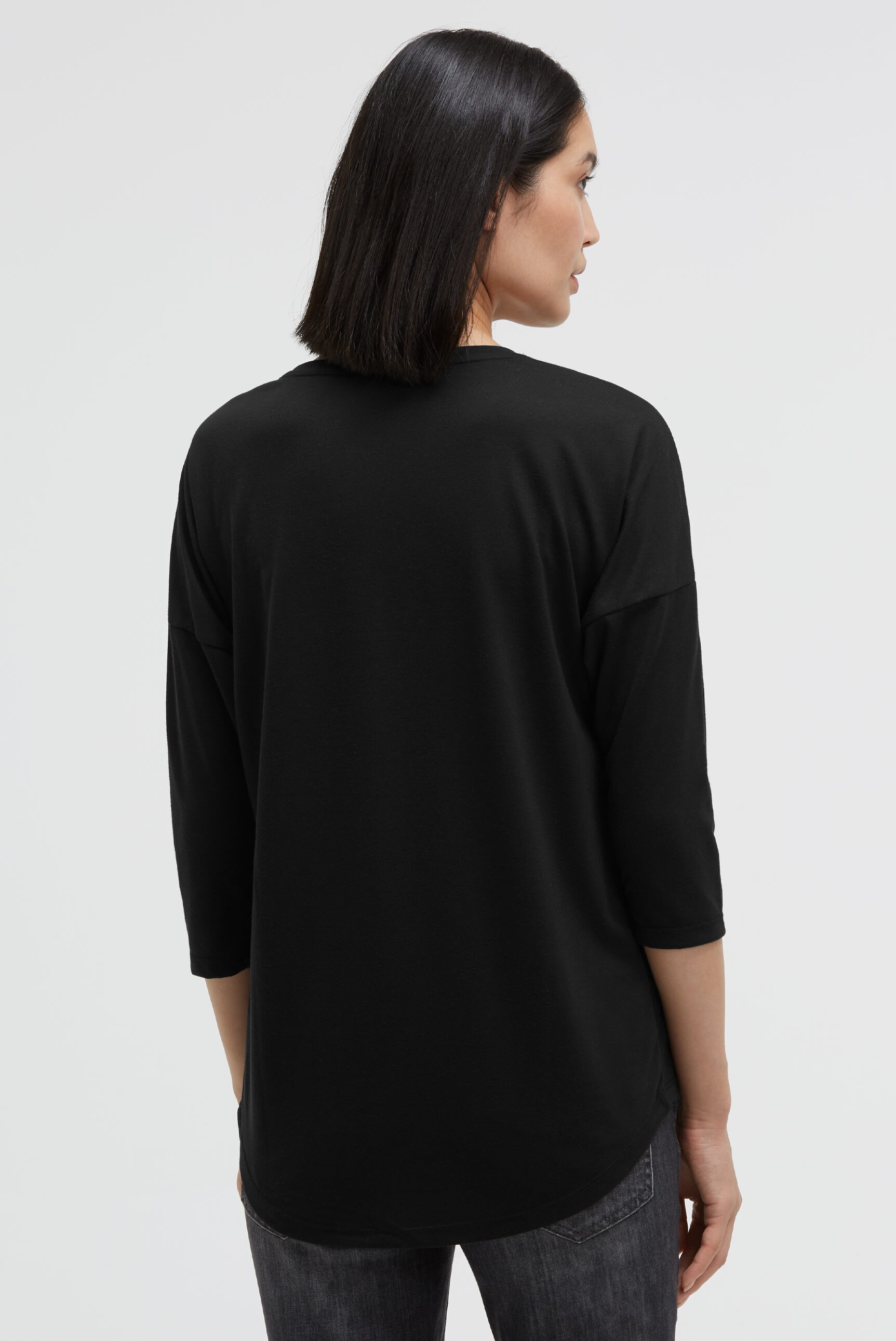 SOCCX Rundhalsshirt mit überschnittenen Schultern