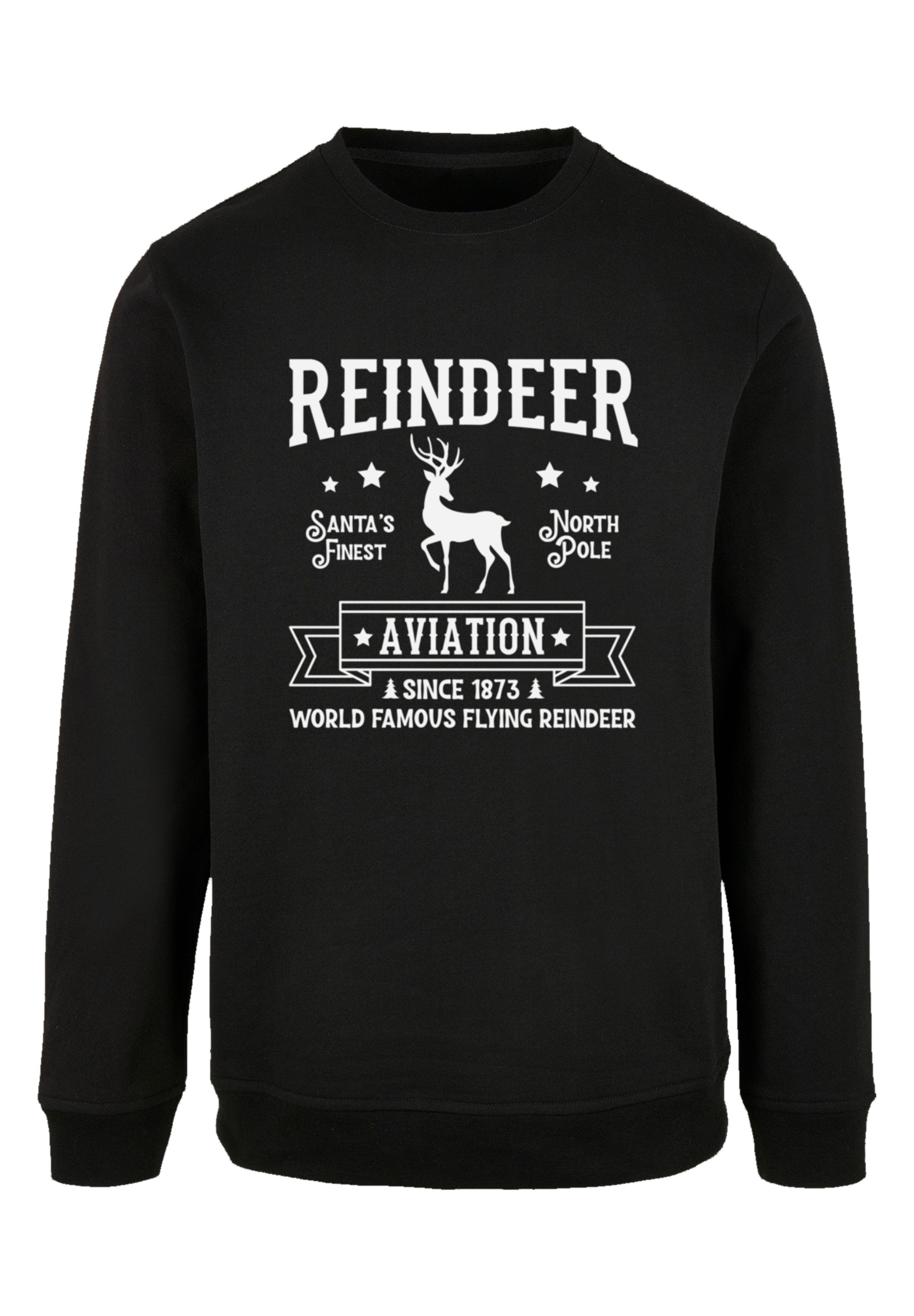F4NT4STIC Sweatshirt »Reindeer Aviation Retro Weihnachten Sign« Premium Qualität, Christmas Collection