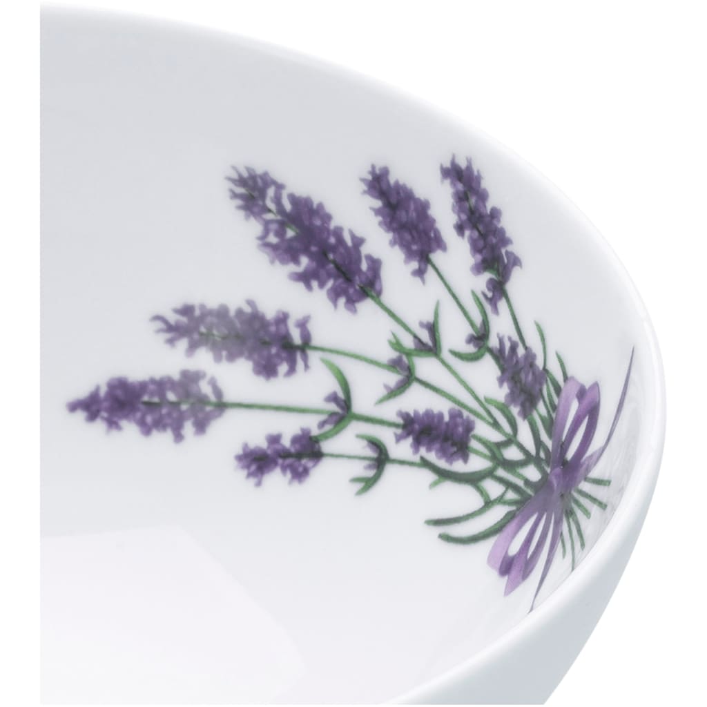 CreaTable Kombiservice »Home Lavendel«, (Set, 16 tlg.), Lavendel-Dekor