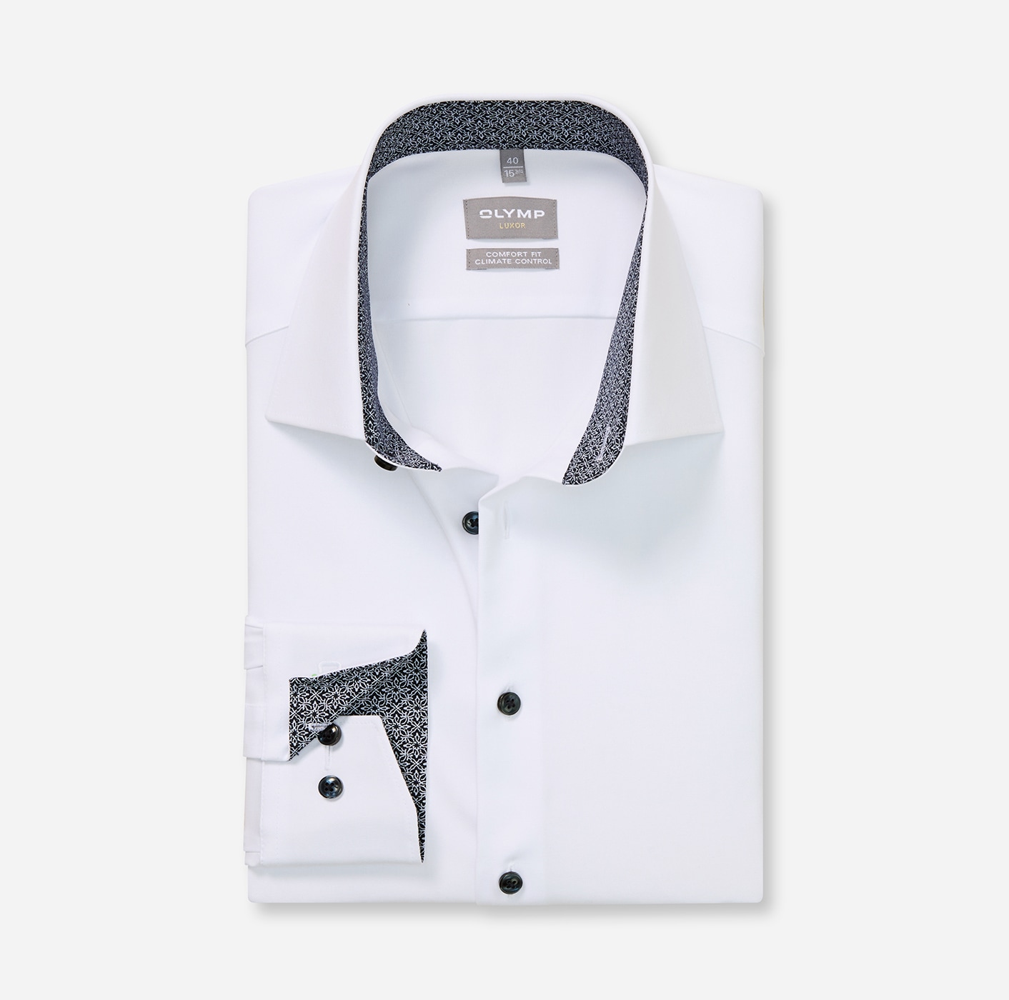 OLYMP Langarmhemd »24/7 - Luxor comfort fit« Climate Control, Businesshemd, New-Kentkragen, comfort fit