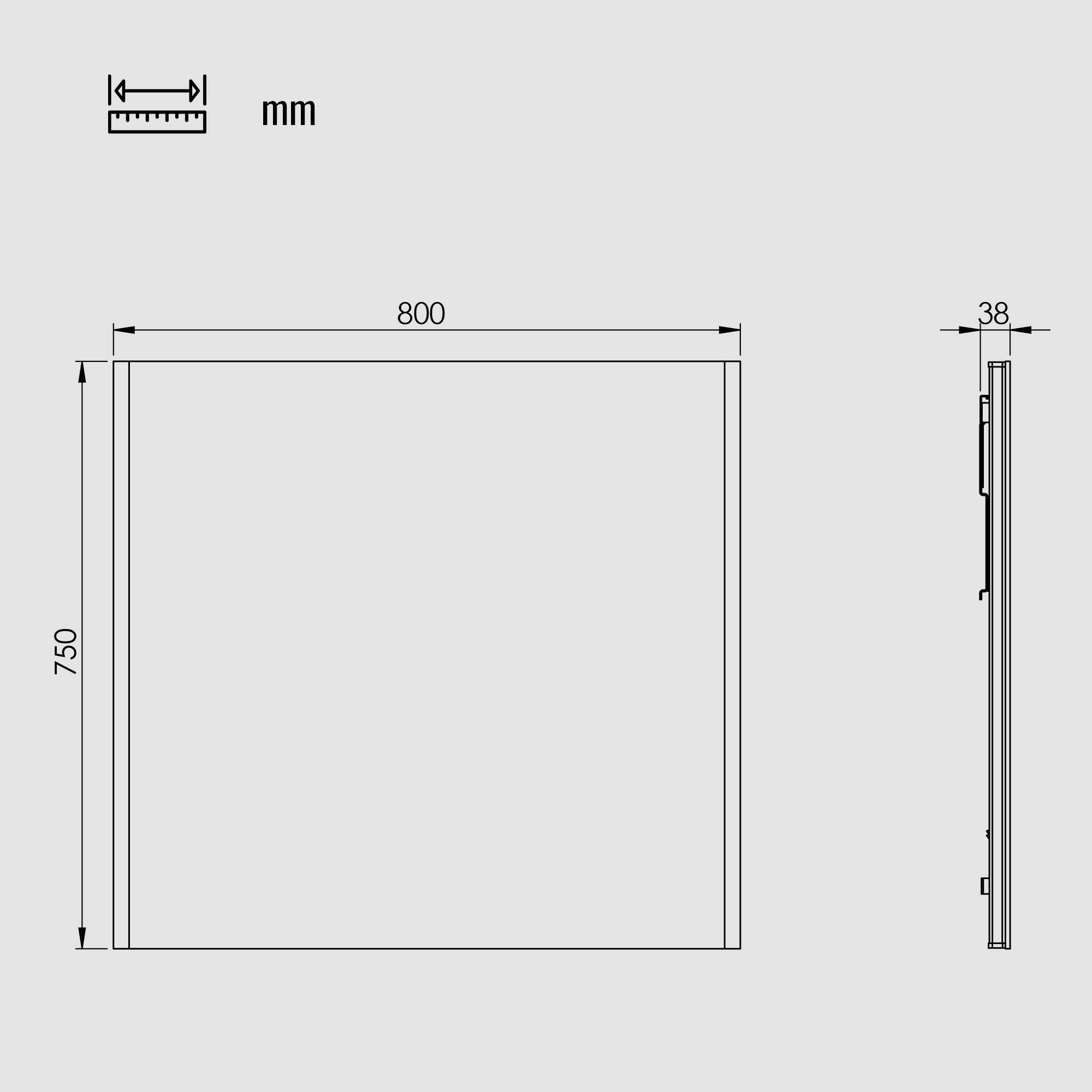 Loevschall Badspiegel »Lago, Spiegel Bundle inkl. Schminkspiegel, Badezimmerspiegel«, x5 Kosmetikspiegel, LED Beleuchtung, Einstellbar, Dänisches Design