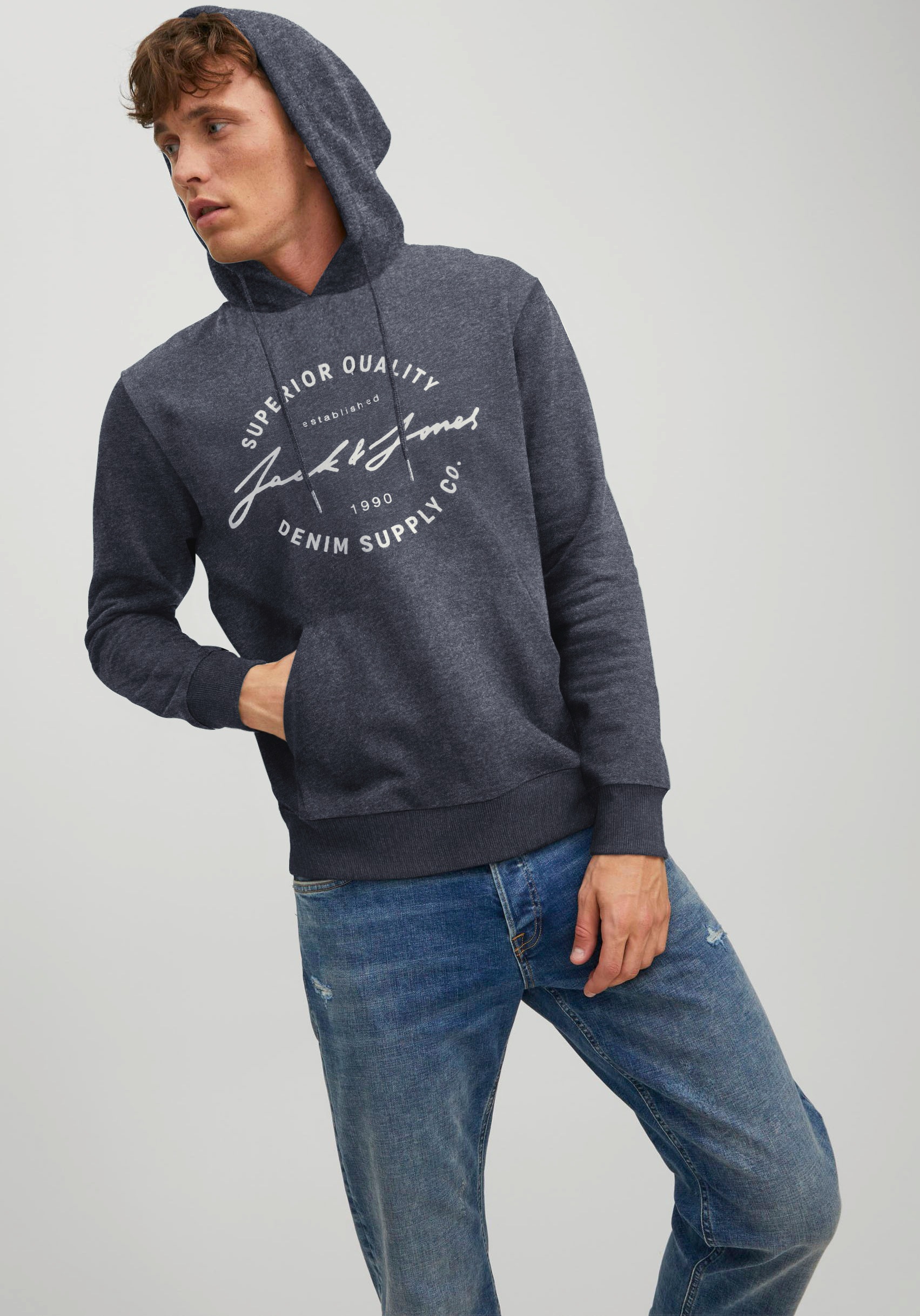 Jack & Jones Kapuzensweatshirt "JJACE SWEAT HOOD" günstig online kaufen