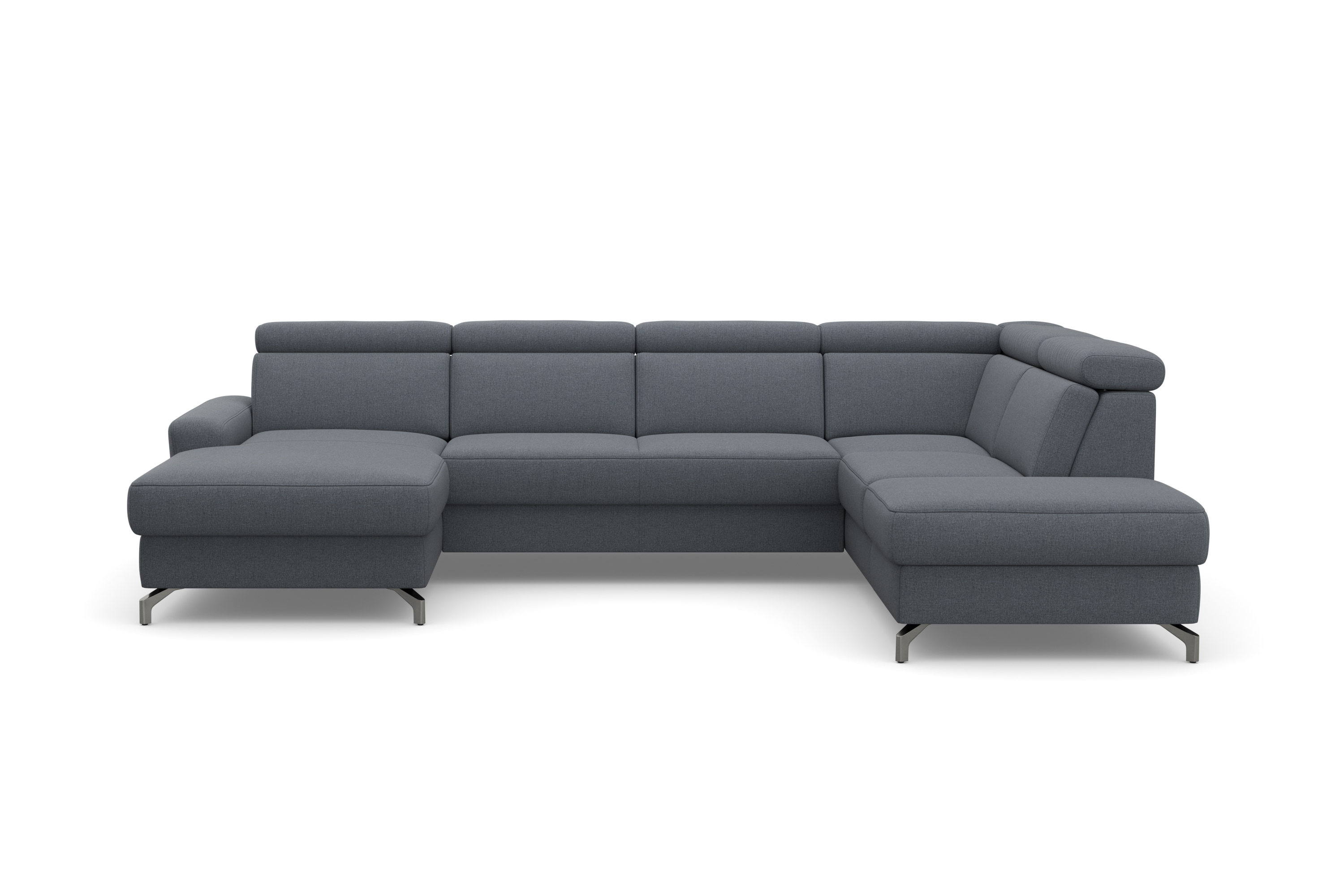 sit&more Wohnlandschaft "Scarlett U-Form" inklusive Kopfteilverstellung, optional Schlaffunktion & Bettkasten