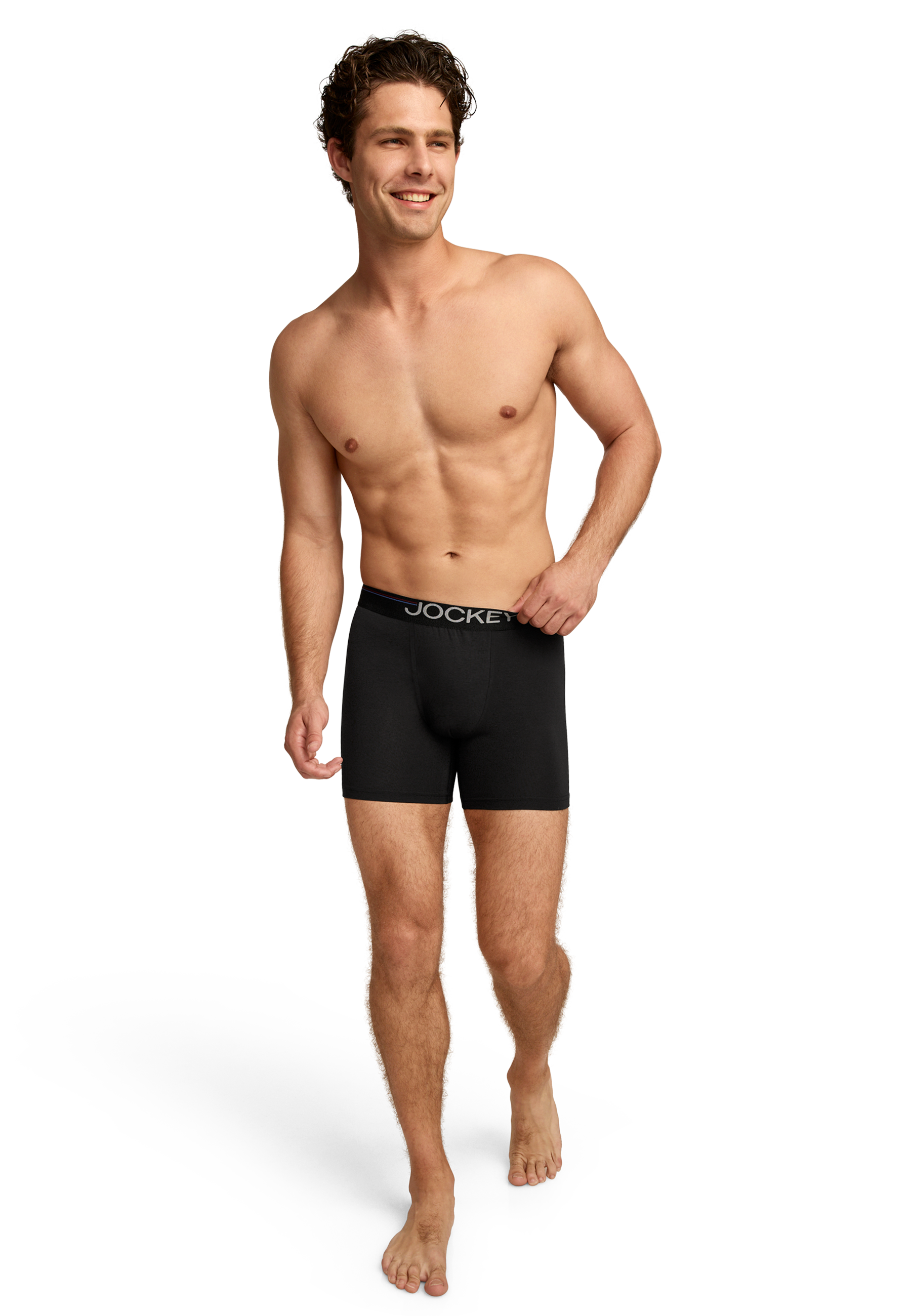 Jockey Langer Boxer »Cotton Stretch« eng anliegend, hoher Tragekomfort