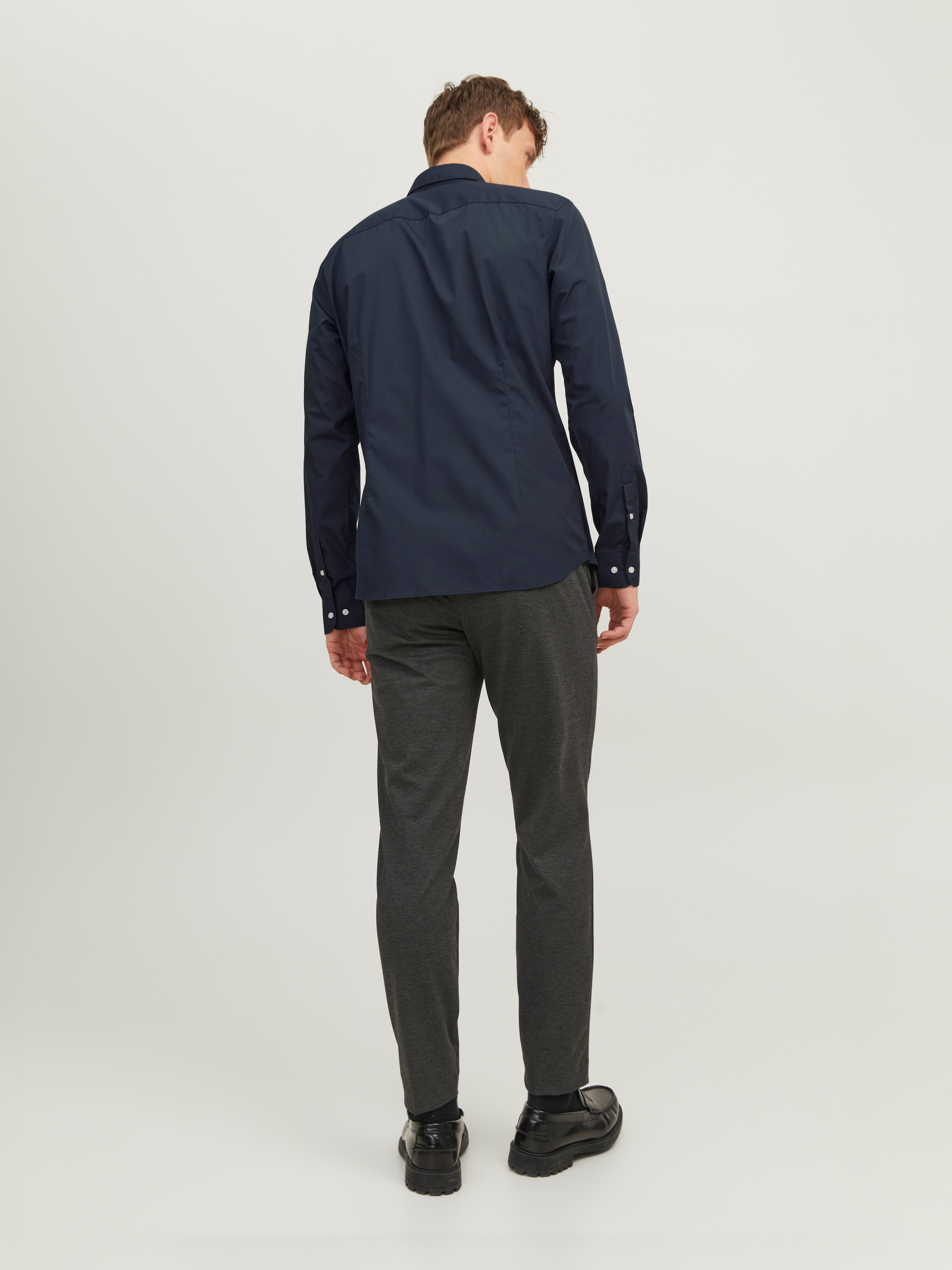 Jack & Jones Langarmhemd »JJJOE SHIRT LS PLAIN«