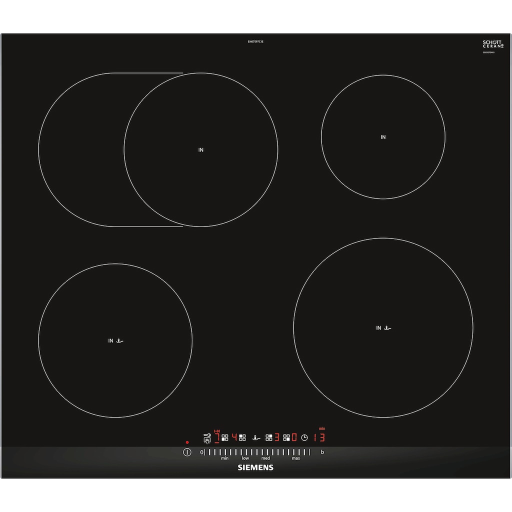 SIEMENS Induktions-Kochfeld von SCHOTT CERAN®, EH675FFC1E