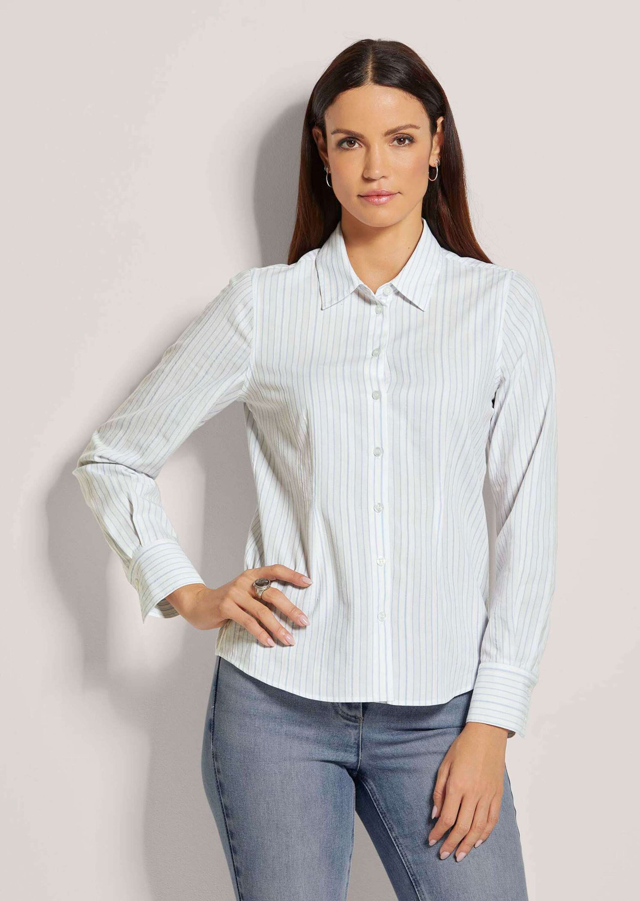 Thumbnail - MADELEINE Hemdbluse "Bluse Hemdbluse mit Streifen"