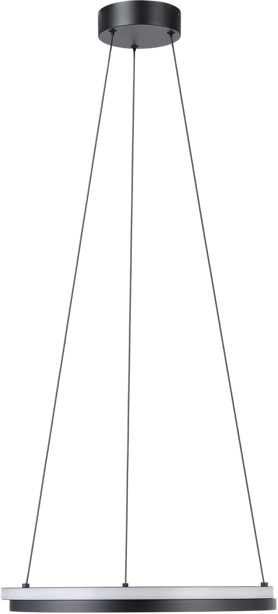 EGLO Hängeleuchte »MEZZOMONTE Pendellampe - Alu, Stahl - LED;LED - 1X20W;1X20W - IP20« LED-Modul 1 Stk. Kaltweiß | Neutralweiß | Warmweiß Hängelampe, Deckenlampe, Wohnzimmer, Esszimmer, H110 x Ø48 cm
