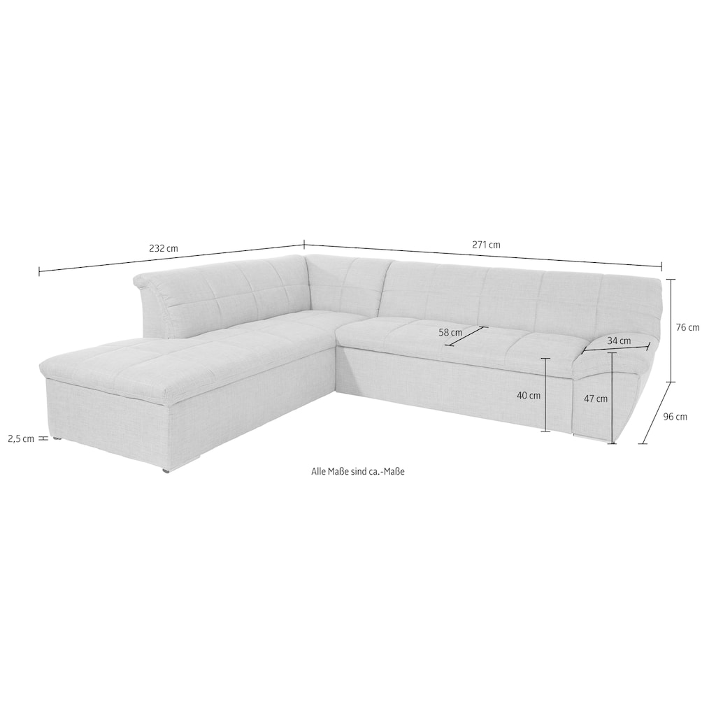 DOMO collection Ecksofa »Flash«