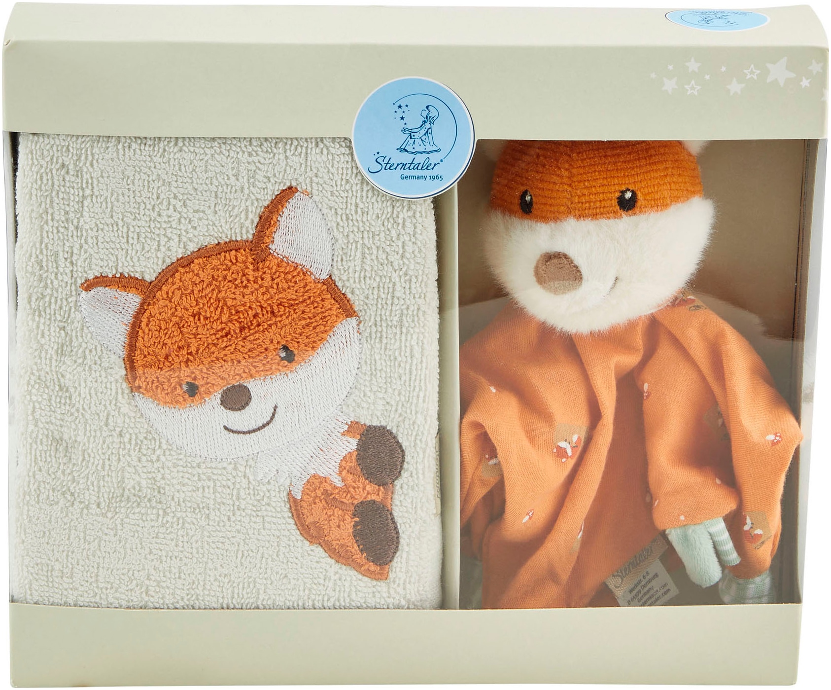 Sterntaler® Schmusetuch »Geschenkset Fuchs Filou«
