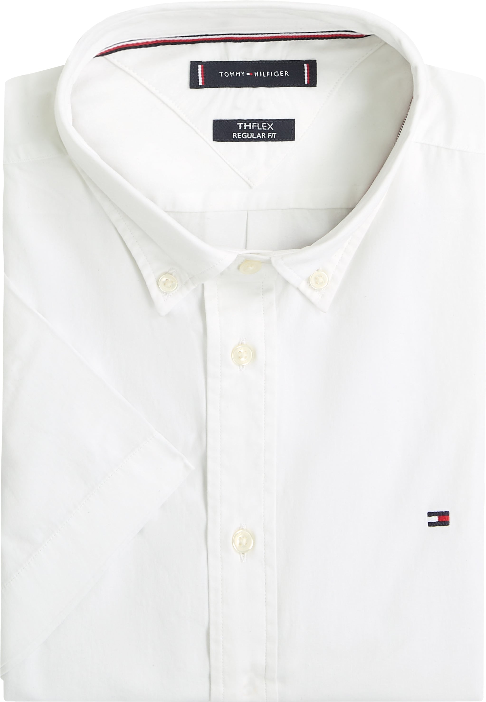 Tommy Hilfiger Big & Tall Kurzarmhemd »BT-FLEX POPLIN SOLID S/S SHIRT-B«, Große Größen
