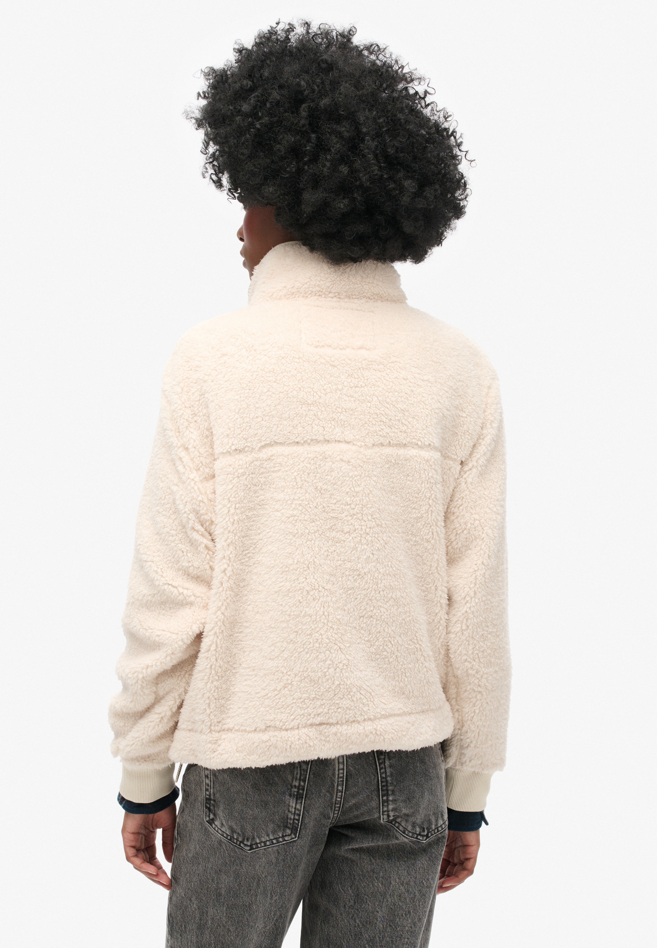 Superdry Fleecepullover "SUPER SOFT HENLEY" günstig online kaufen