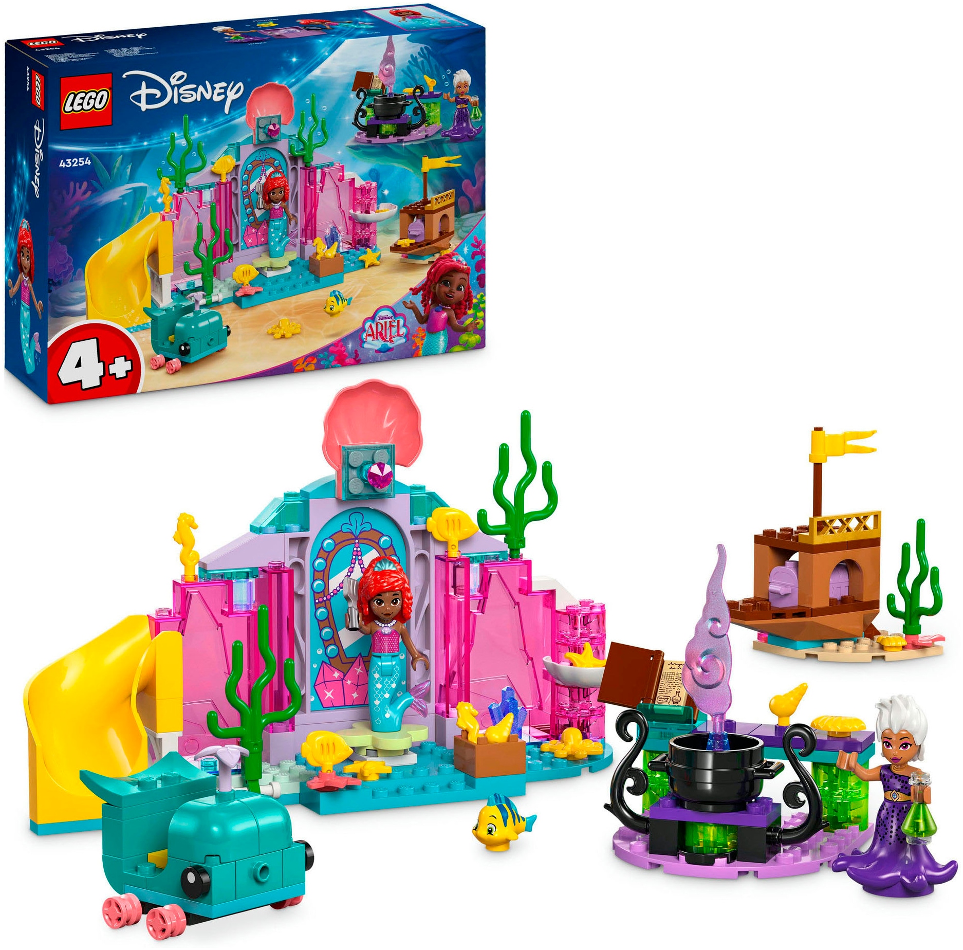 LEGO® Konstruktionsspielsteine »Arielles Kristallhöhle (43254), LEGO Disney Princess«, (141 St.), Made in Europe