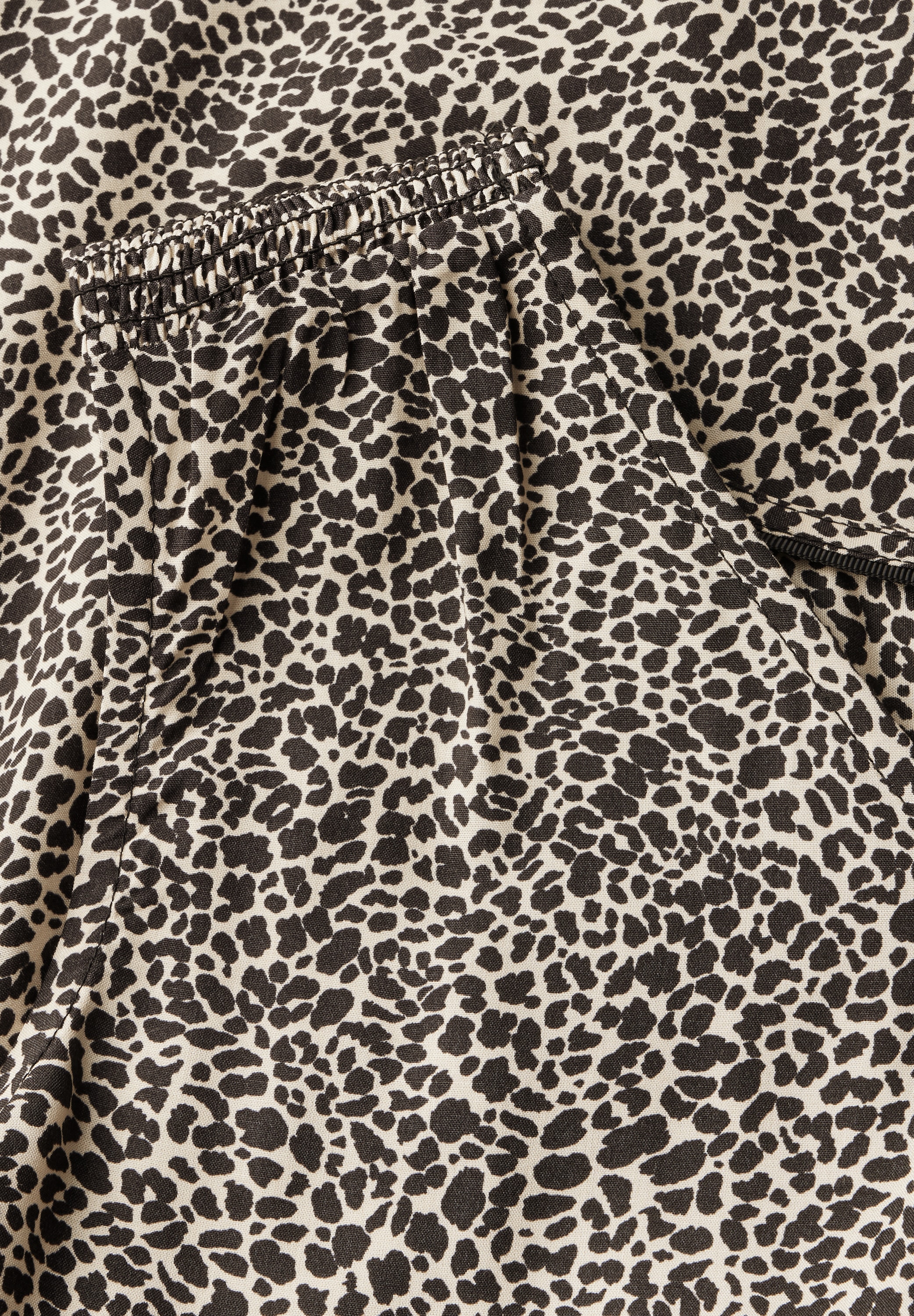 STREET ONE Blusentop, mit Smock-Details und Animal-Print