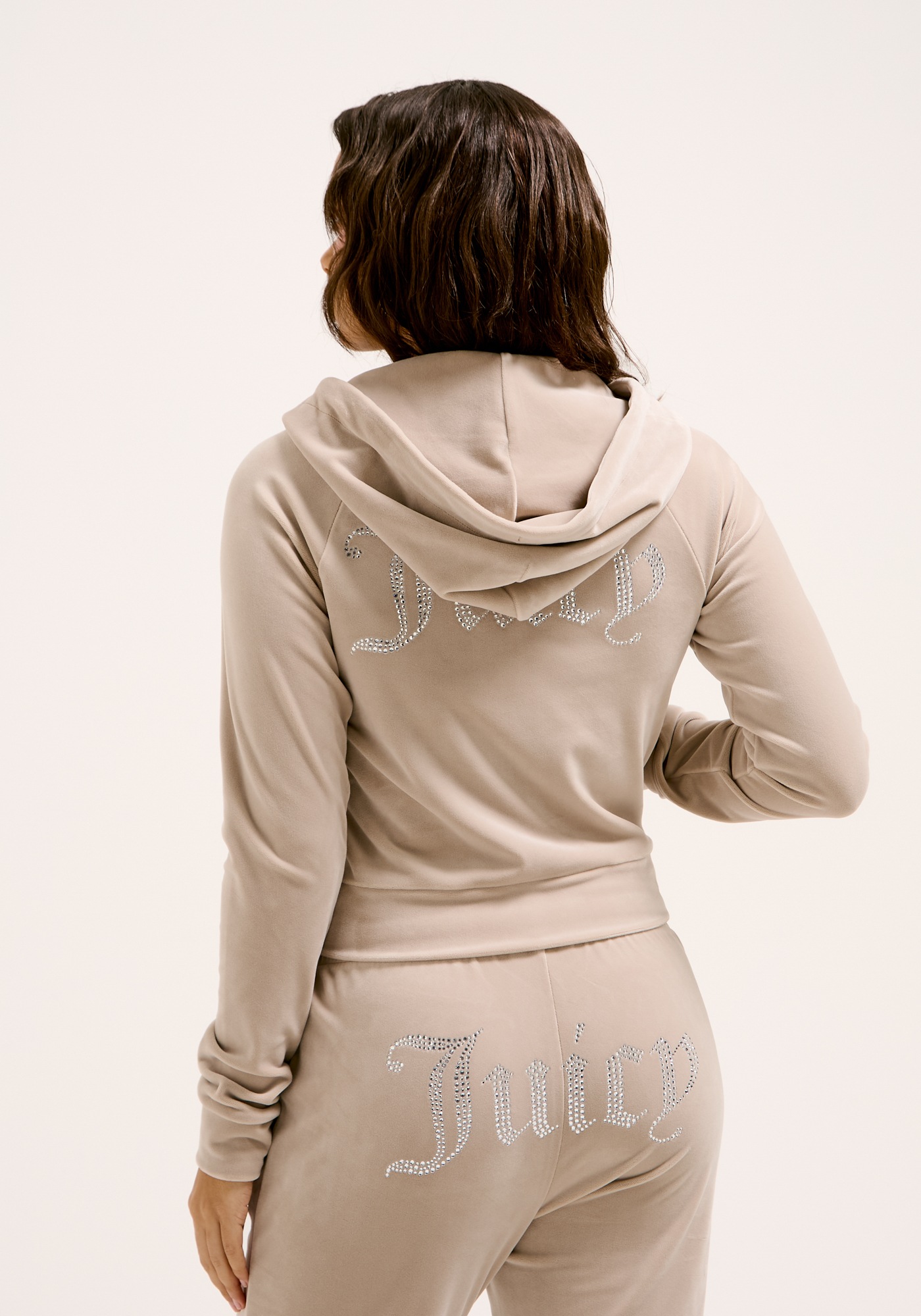 Juicy Couture Kapuzennickijacke "MADISON CLASSIC VELOUR HOODIE Damen", mit günstig online kaufen