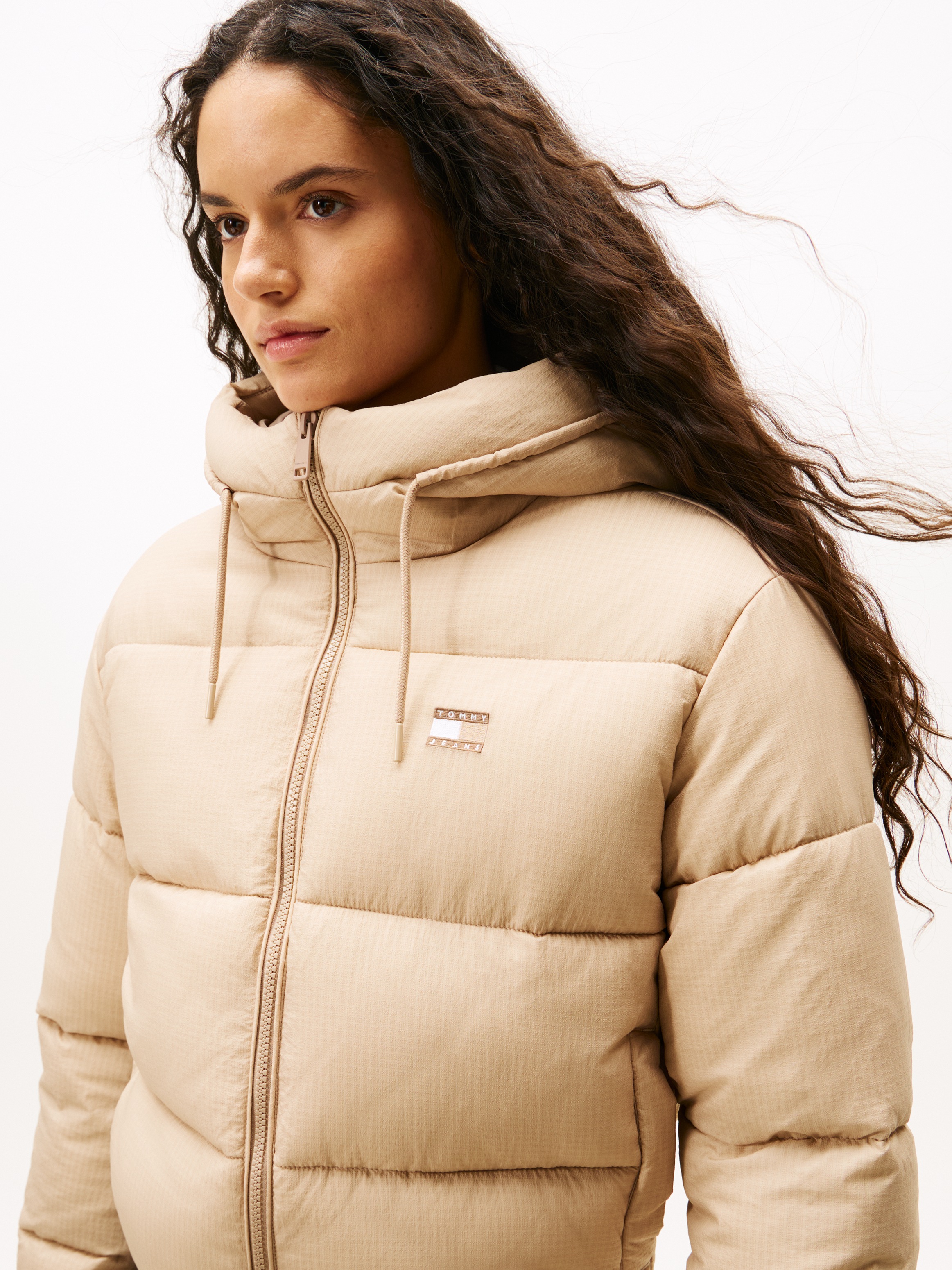 Tommy Jeans Steppjacke "TJW HOODED PUFFER JACKET" mit Kapuze günstig online kaufen