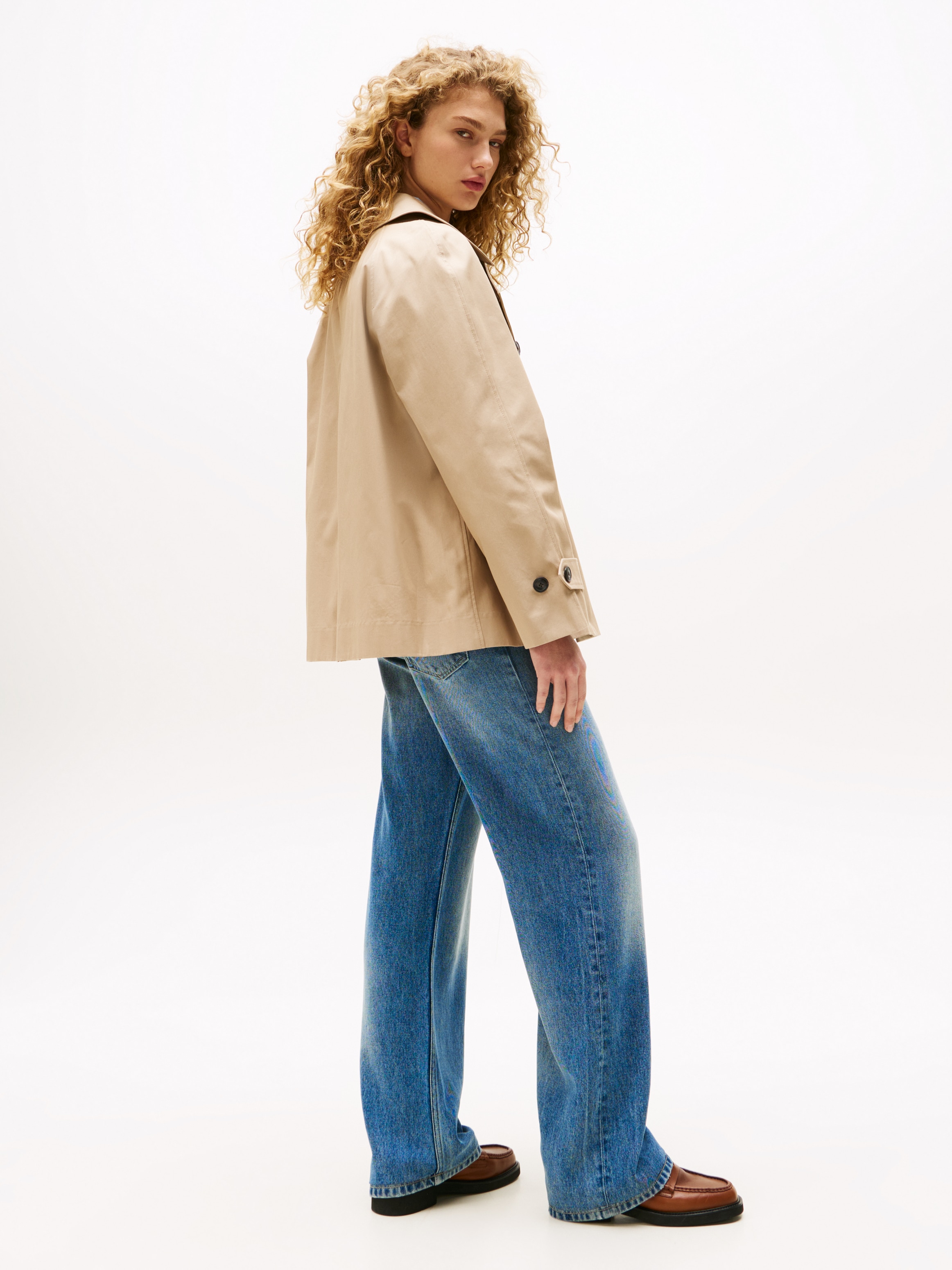 Tommy Hilfiger Trenchcoat »COTTON REG SHORT TRENCH COAT«