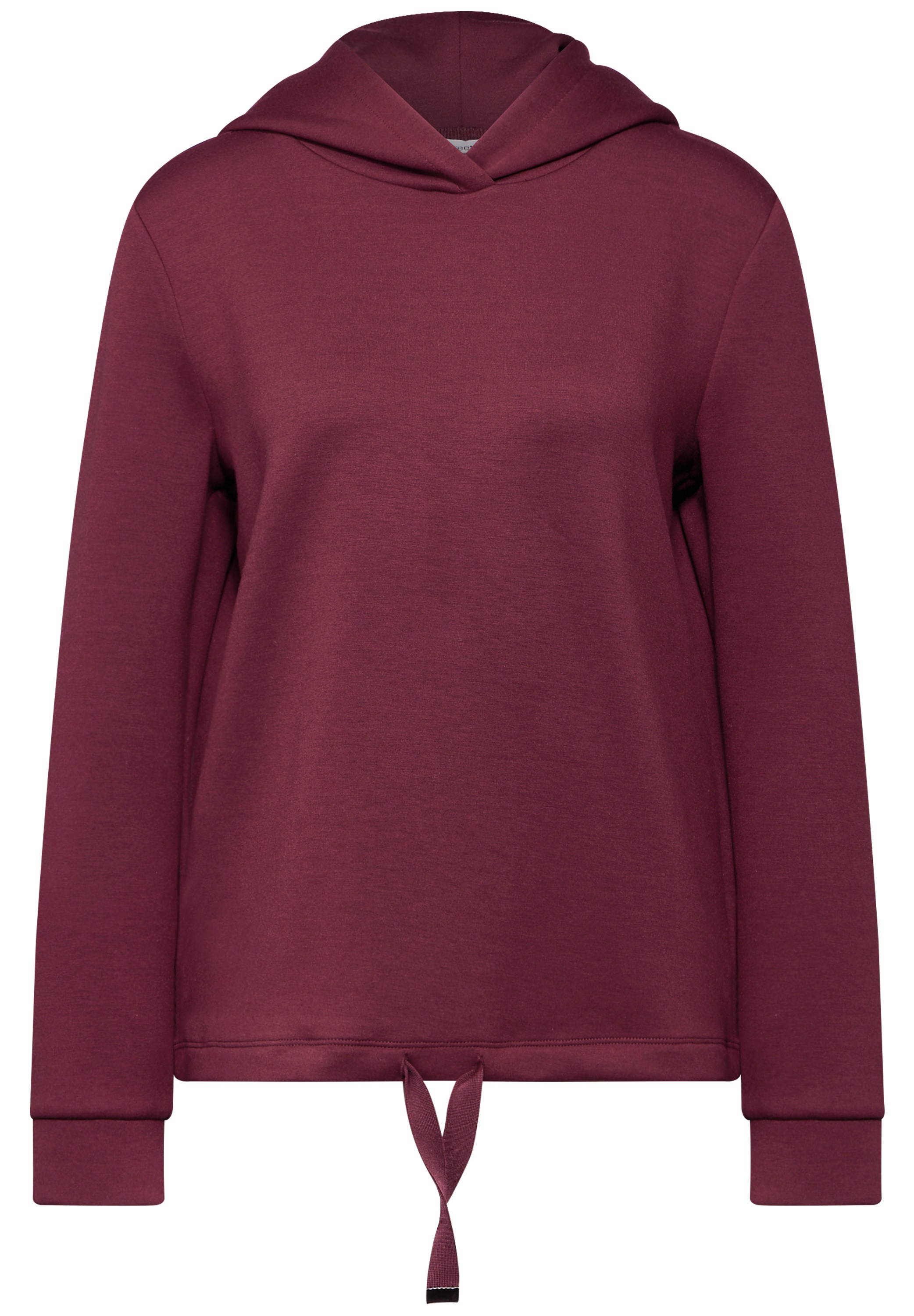 STREET ONE Hoodie, mit elastischem Materialmix