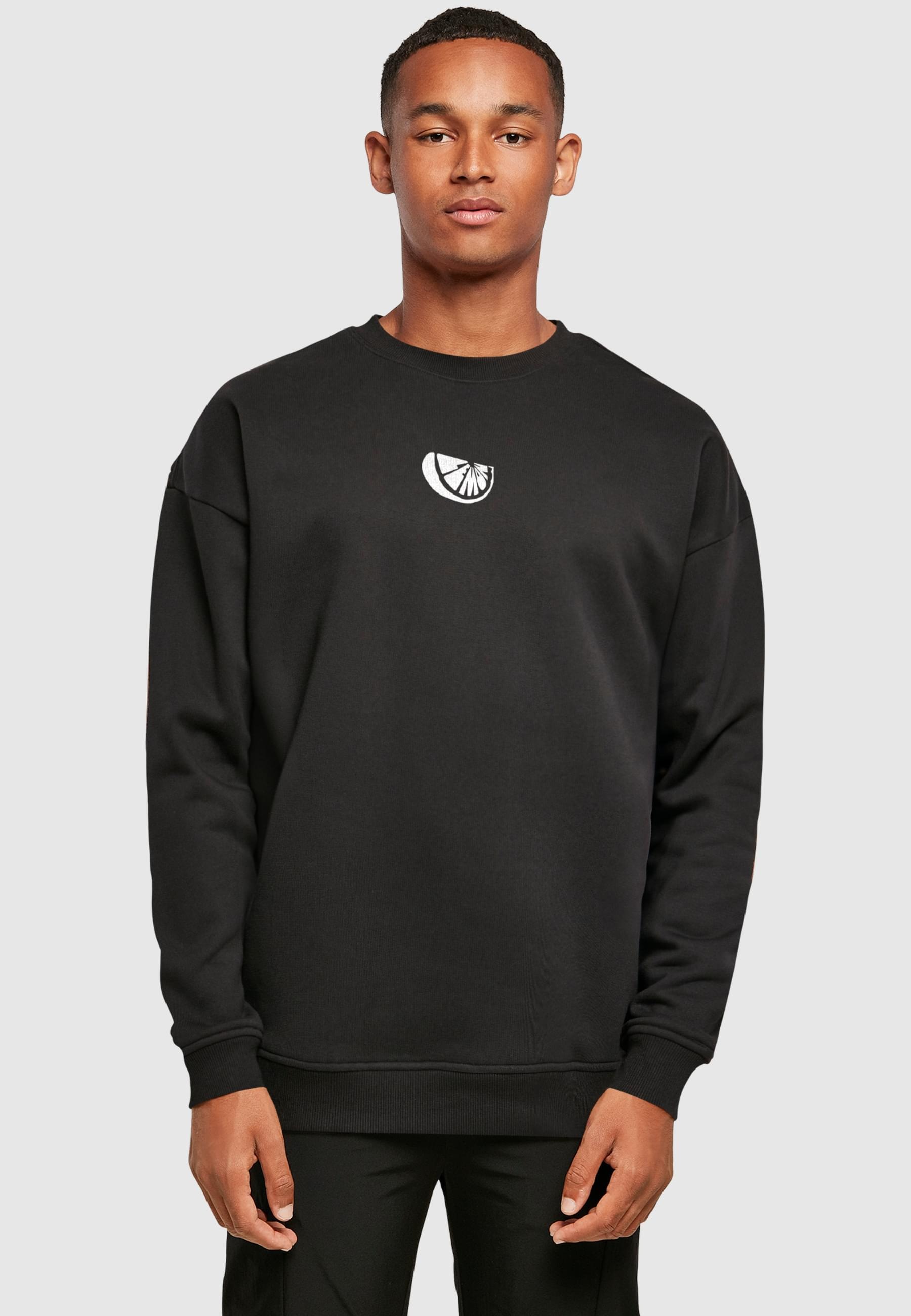 Merchcode Rundhalspullover »Merchcode Wording - Lemon Contour Crewneck«, (1 tlg.)