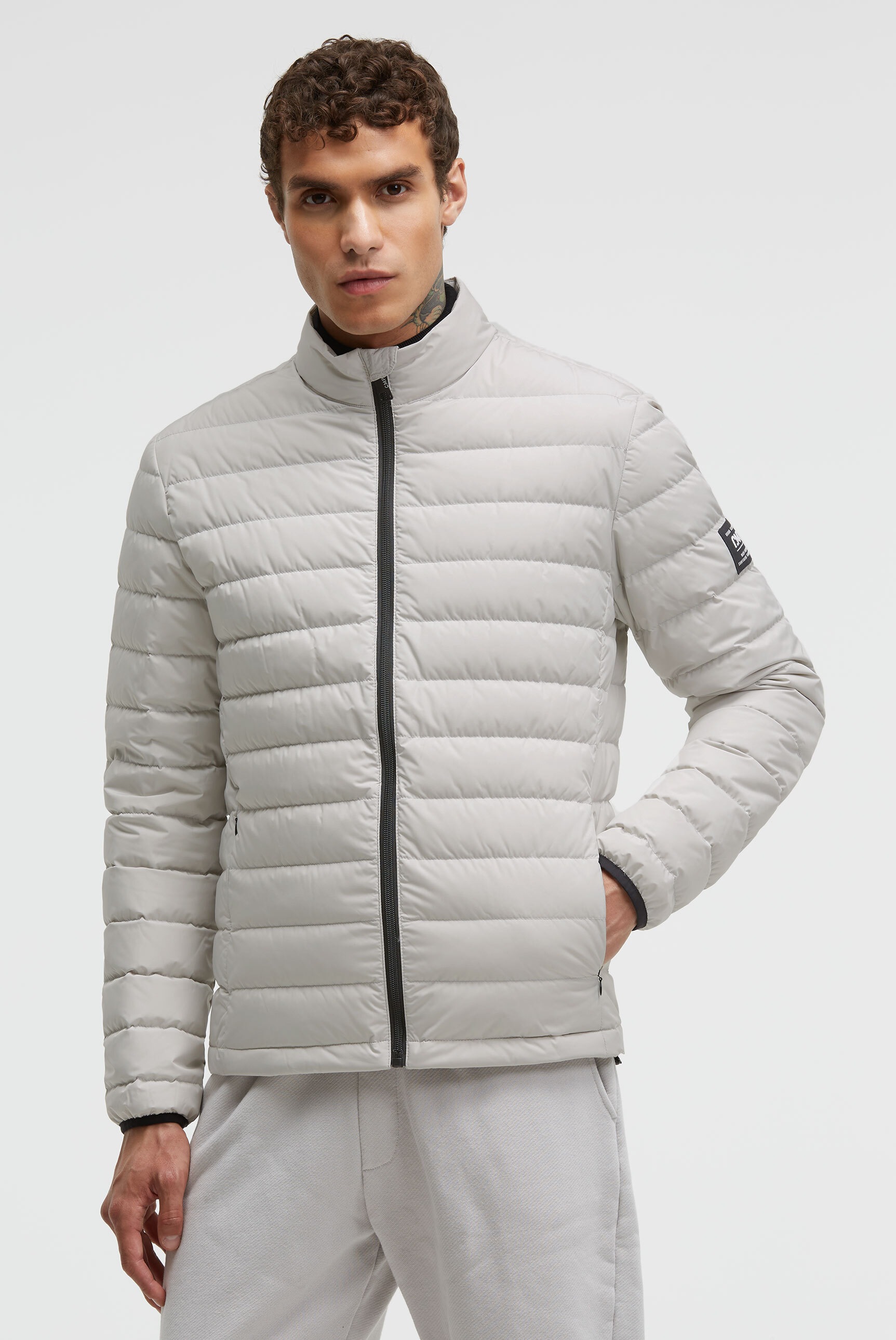 CMPD Steppjacke ohne Kapuze mit verstellbarem Gummizug im Saum günstig online kaufen