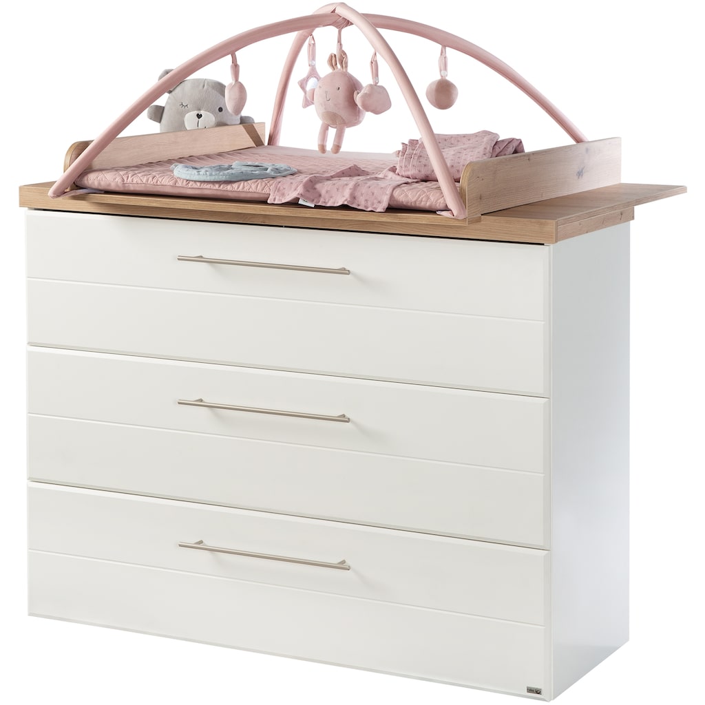 roba® Babyzimmer-Komplettset »Nele«, (Set, 3 St., Kinderbett, Schrank, Wickelkommode)