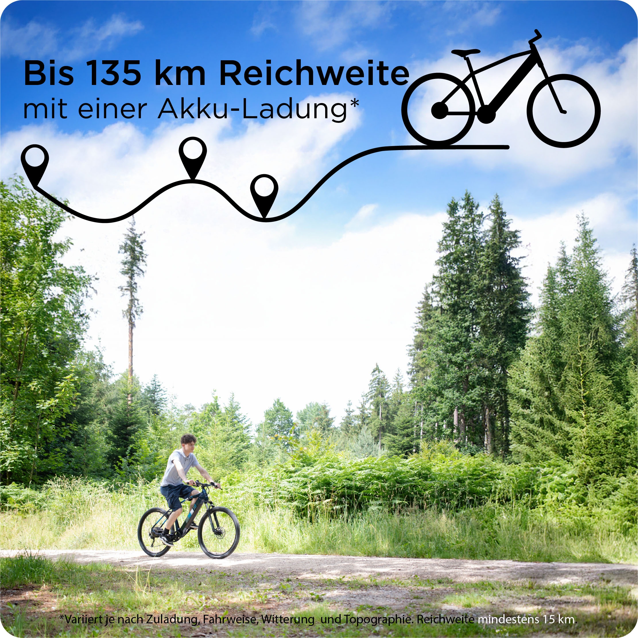 Zündapp Z808 E Bike Mountainbike 27,5" für Herren ab 155 cm Pedelec 10 Gang Elektrofahrrad 540Wh Scheibenbremsen