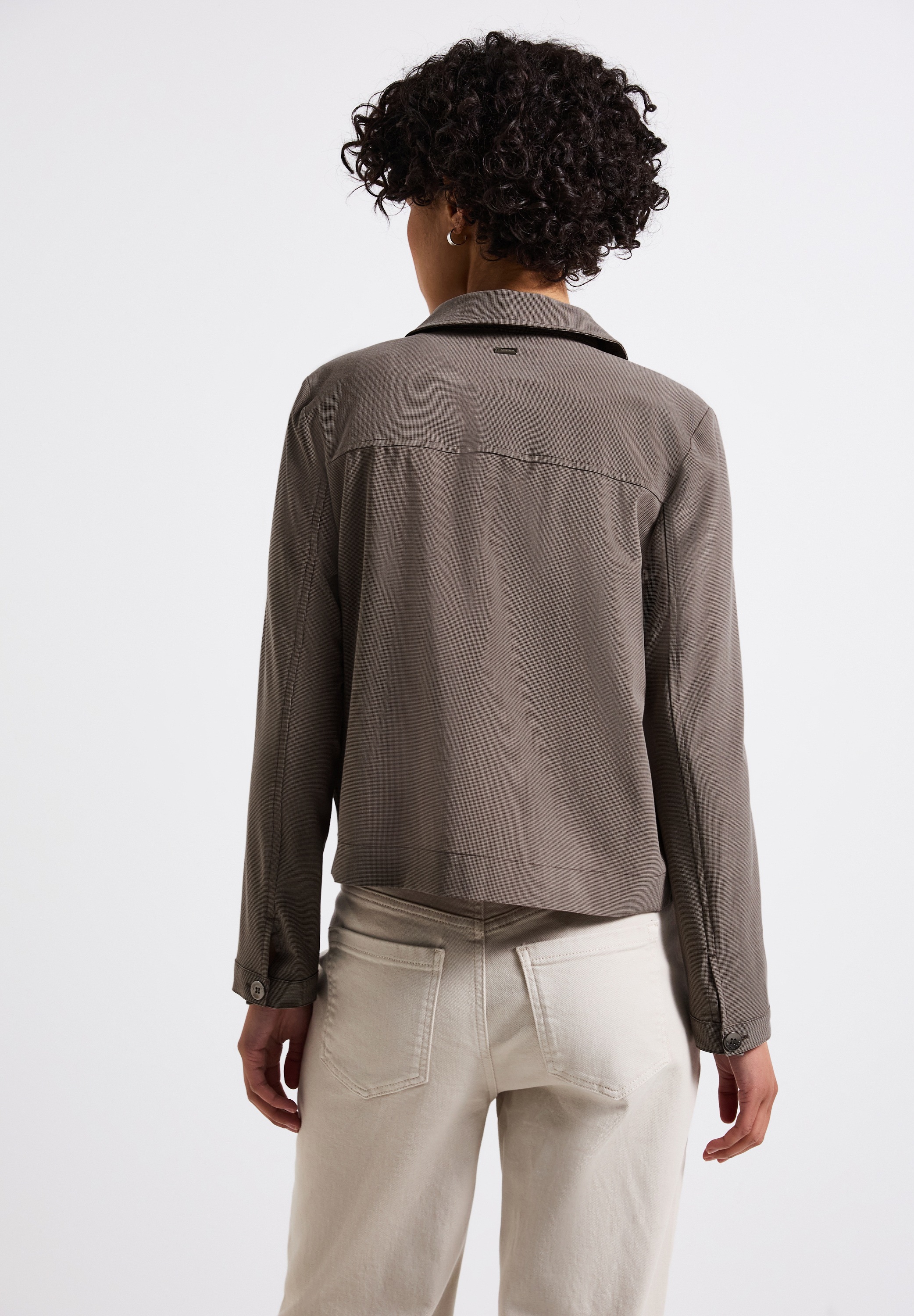 STREET ONE Kurzjacke, ohne Kapuze, aus elastischem Materialmix günstig online kaufen
