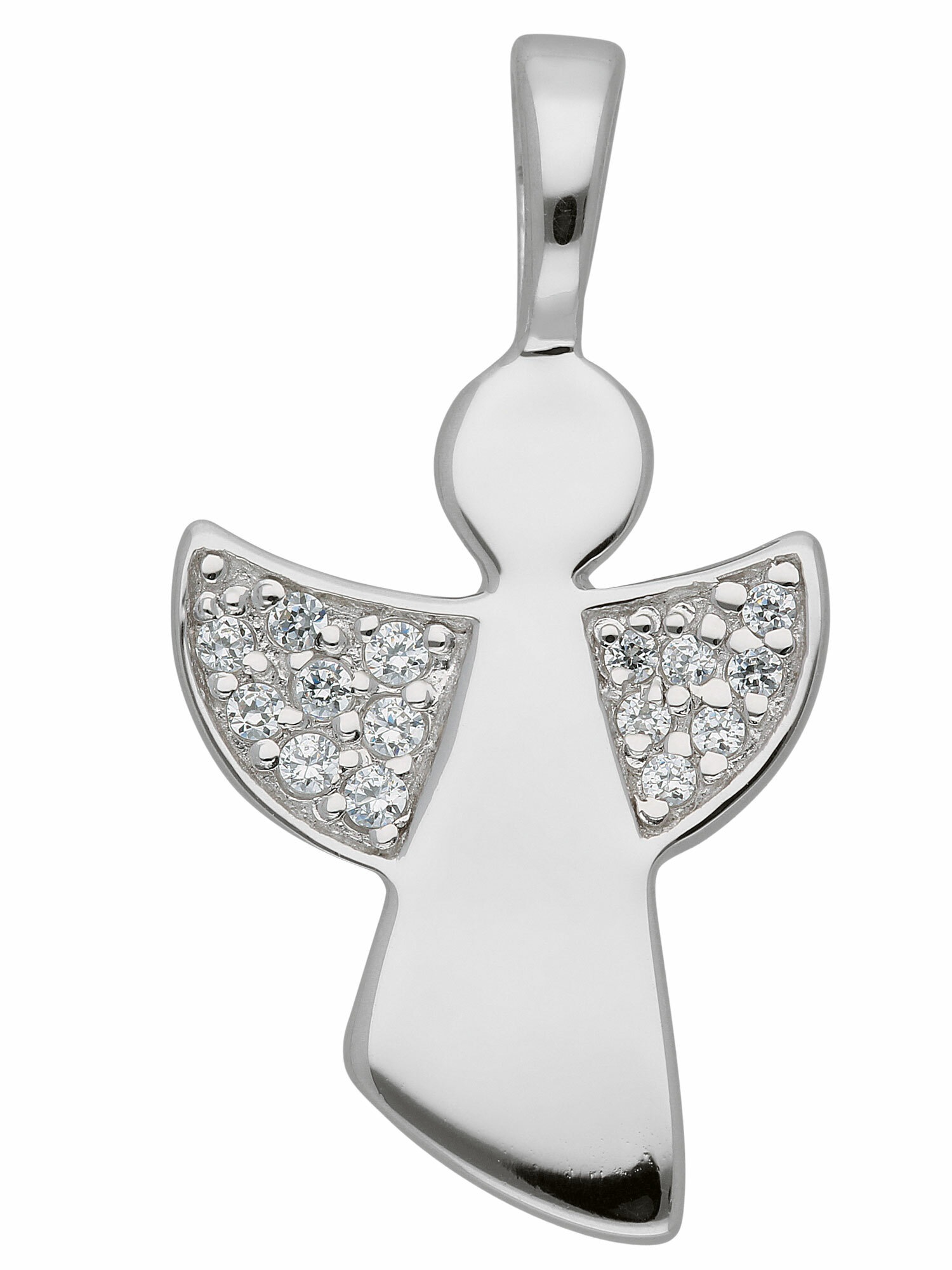 Adelia´s Kettenanhänger »925 Silber Anhänger mit Zirkonia« 925 Sterling Silber mit Zirkonia Silberschmuck für Damen
