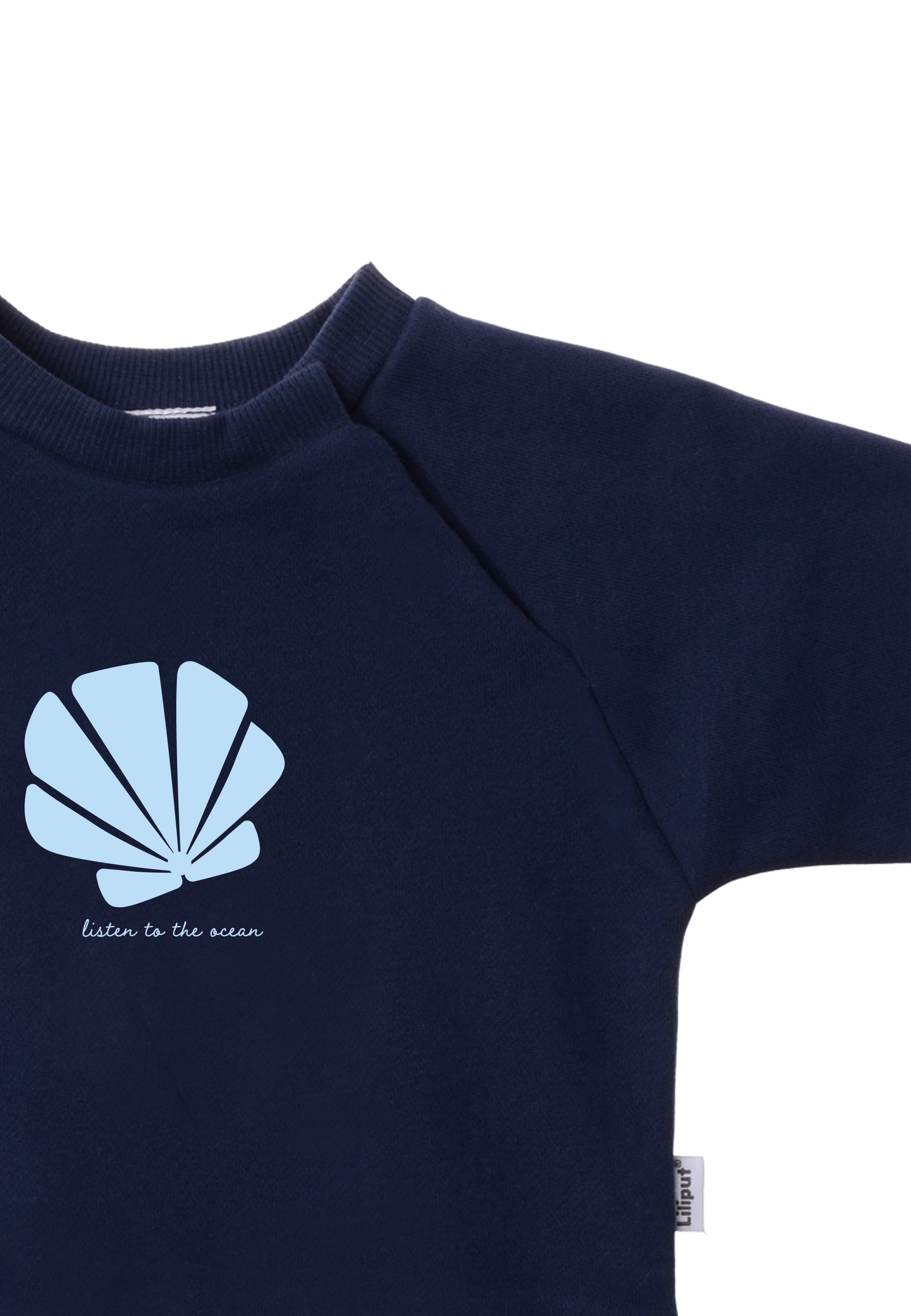Thumbnail - Liliput Sweatshirt "listen to the ocean", mit niedlichem Muschel-Print