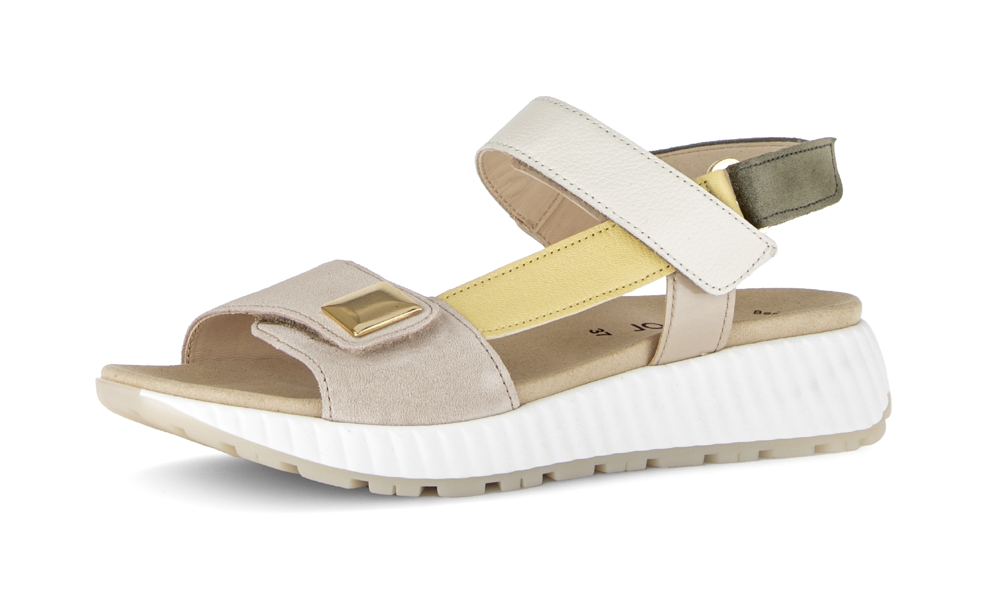 Gabor Keilsandalette Riemchensandale, Sommerschuh mit edlem Schmuckelement günstig online kaufen