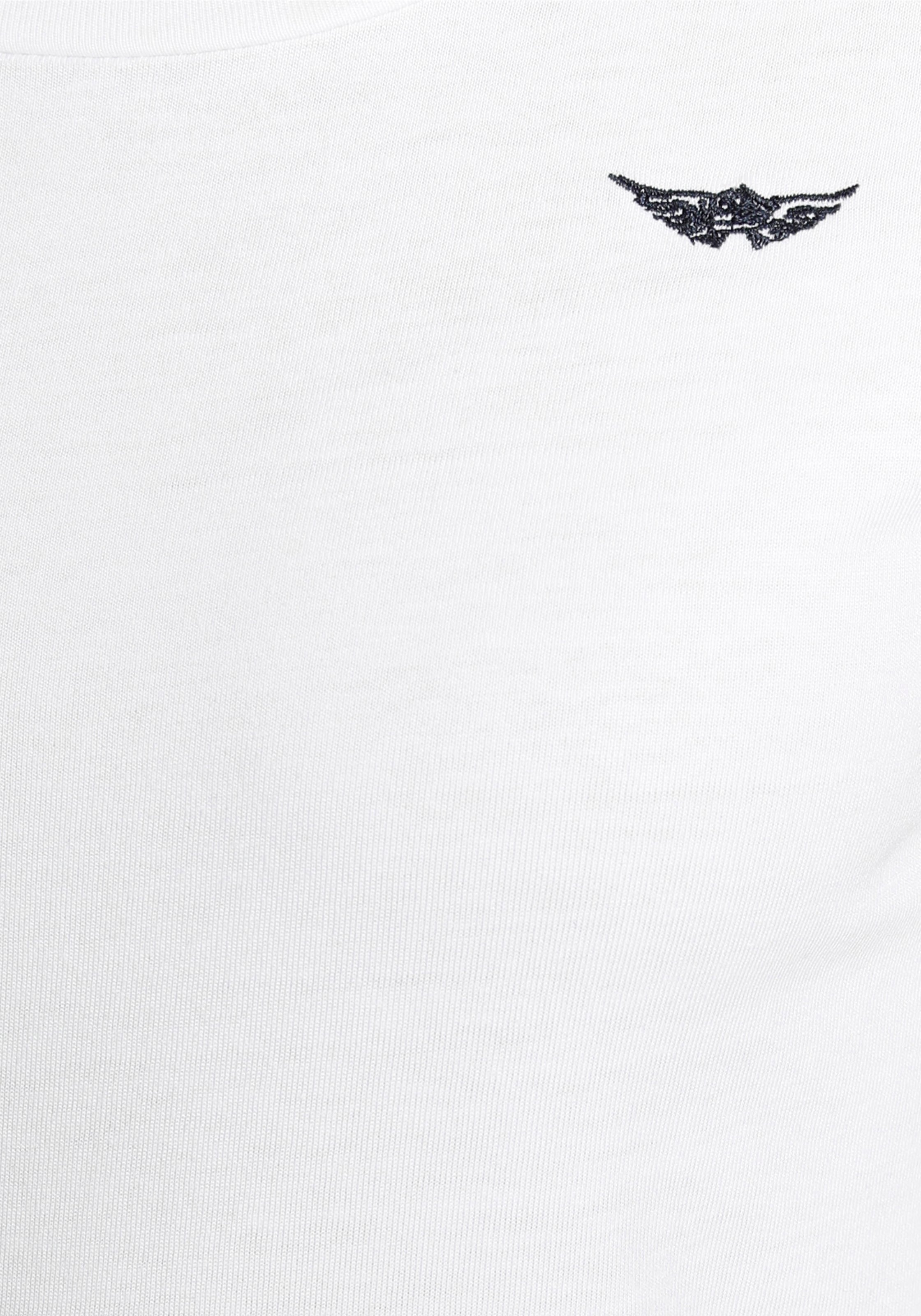 Arizona T-Shirt, Kurzarm, figurbetont, Basic-Stil, aus Baumwollmischung