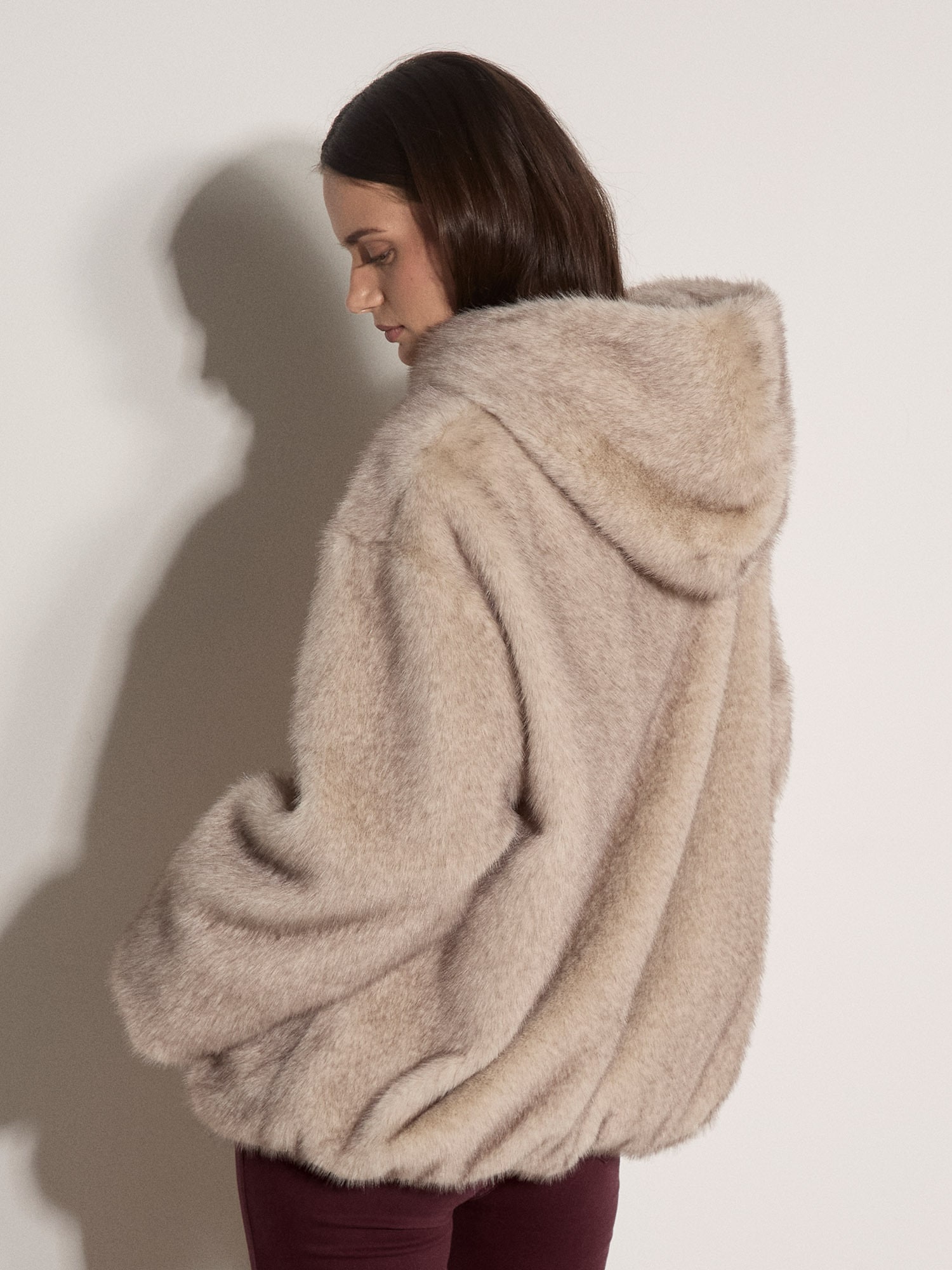 Apricot Kurzjacke »Weiche Kunstfelljacke« mit Kapuze
