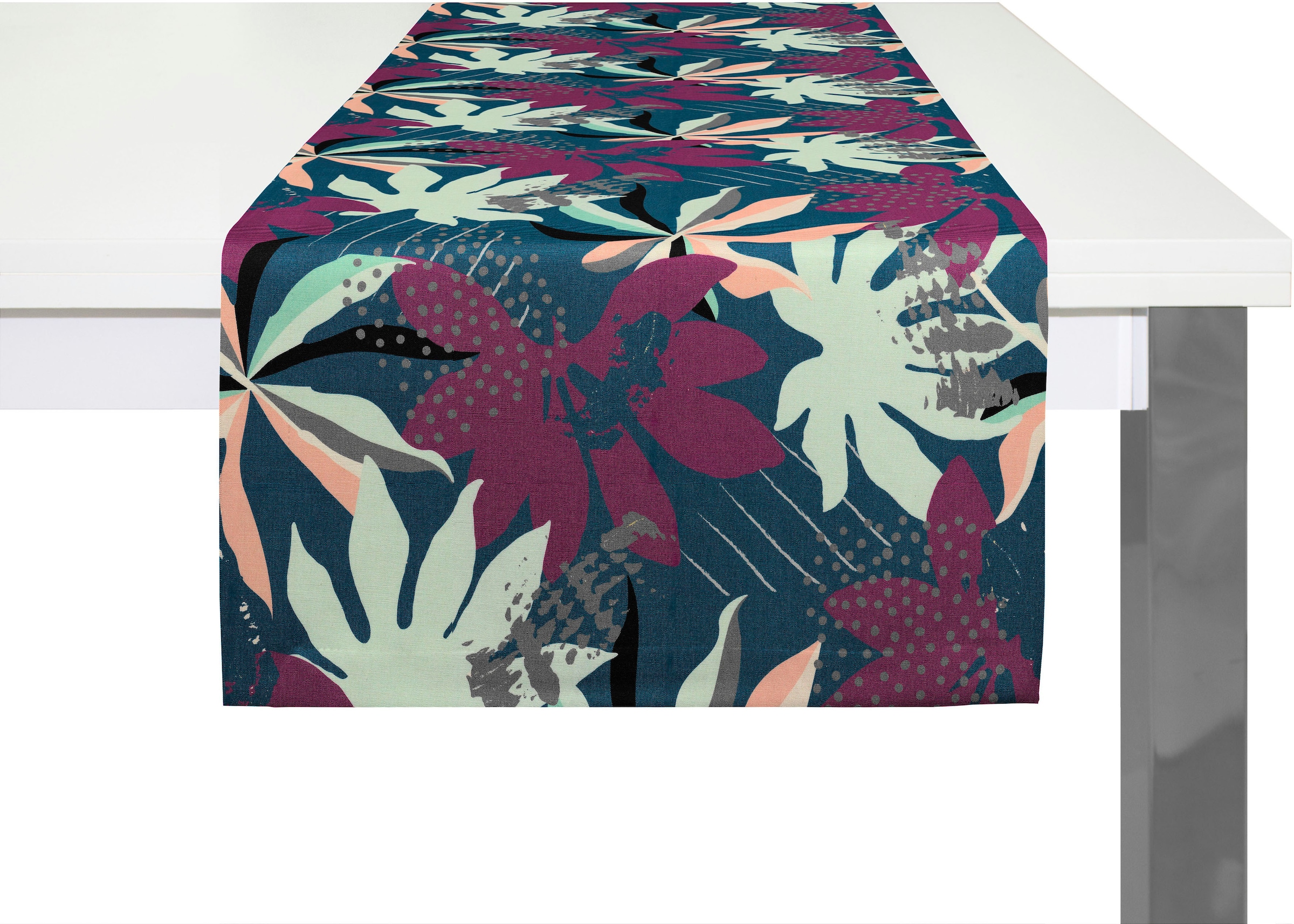 Adam Tischläufer "Jungle" GOTS organic,zertifiziert durch CERES 0242Made in günstig online kaufen